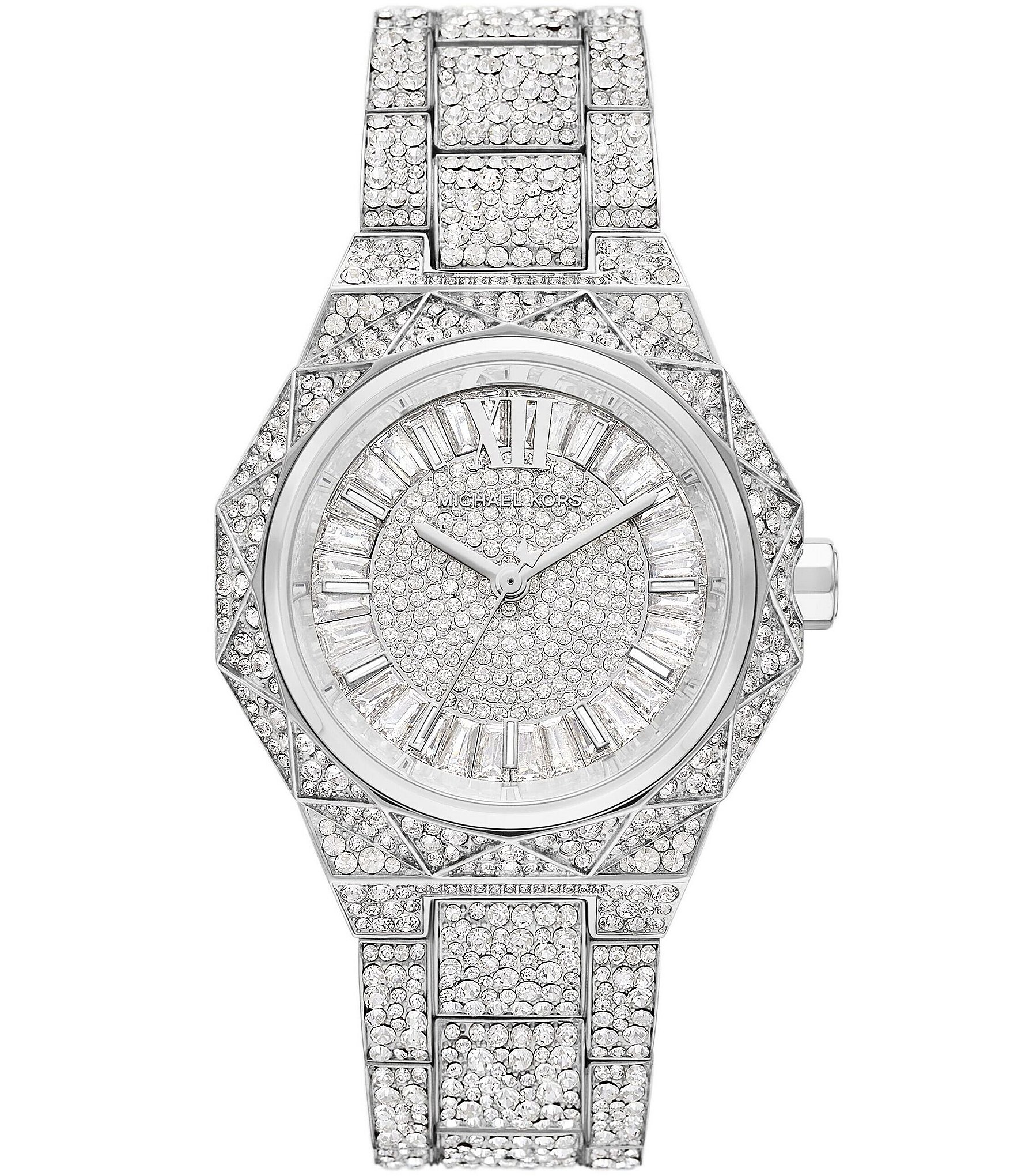 Michael Kors  Accessories  Michael Kors Women Silver Diamond Watch   Poshmark