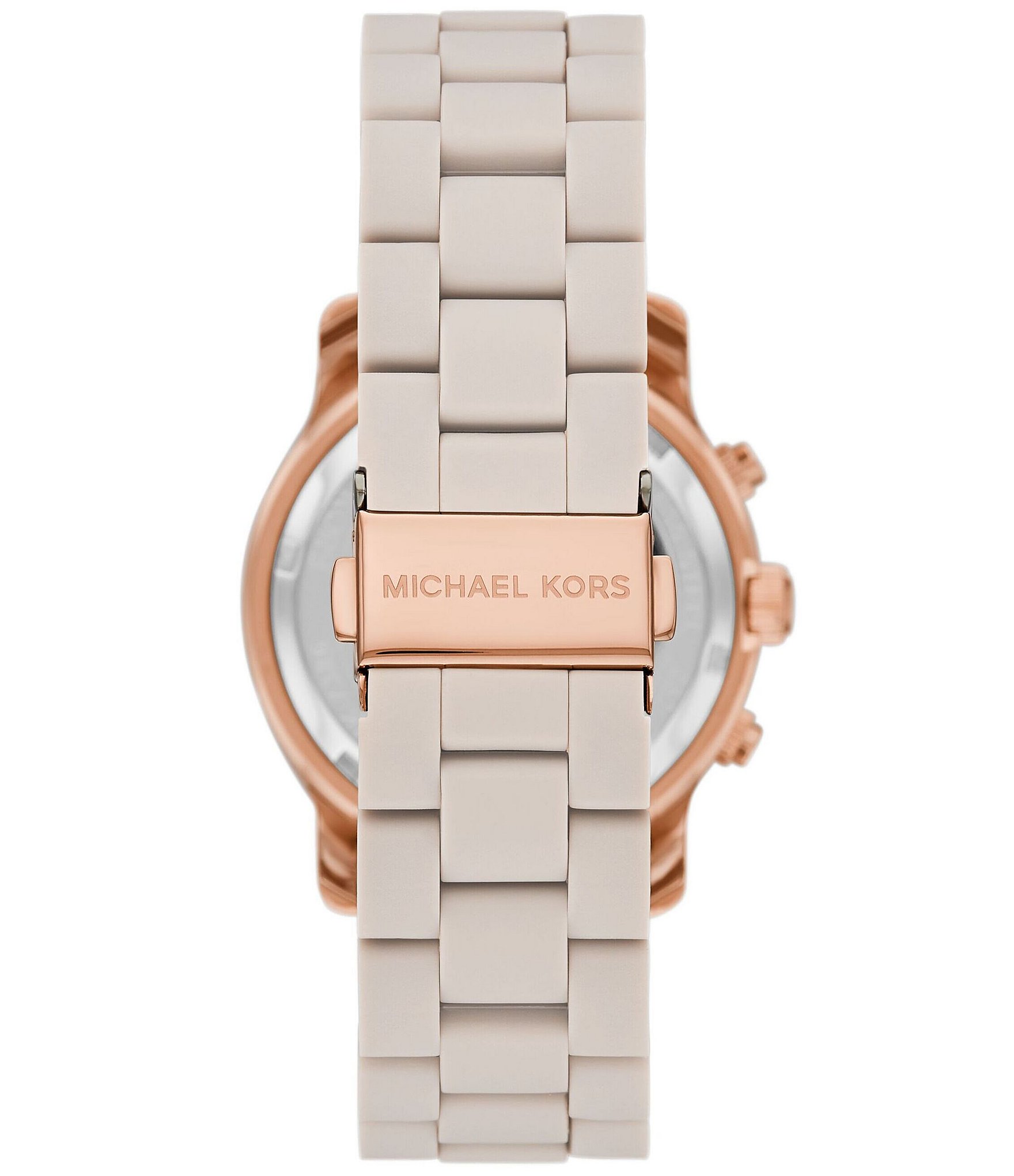 Michael Kors Women's Runway Chronograph Gray Silicone Bracelet Watch