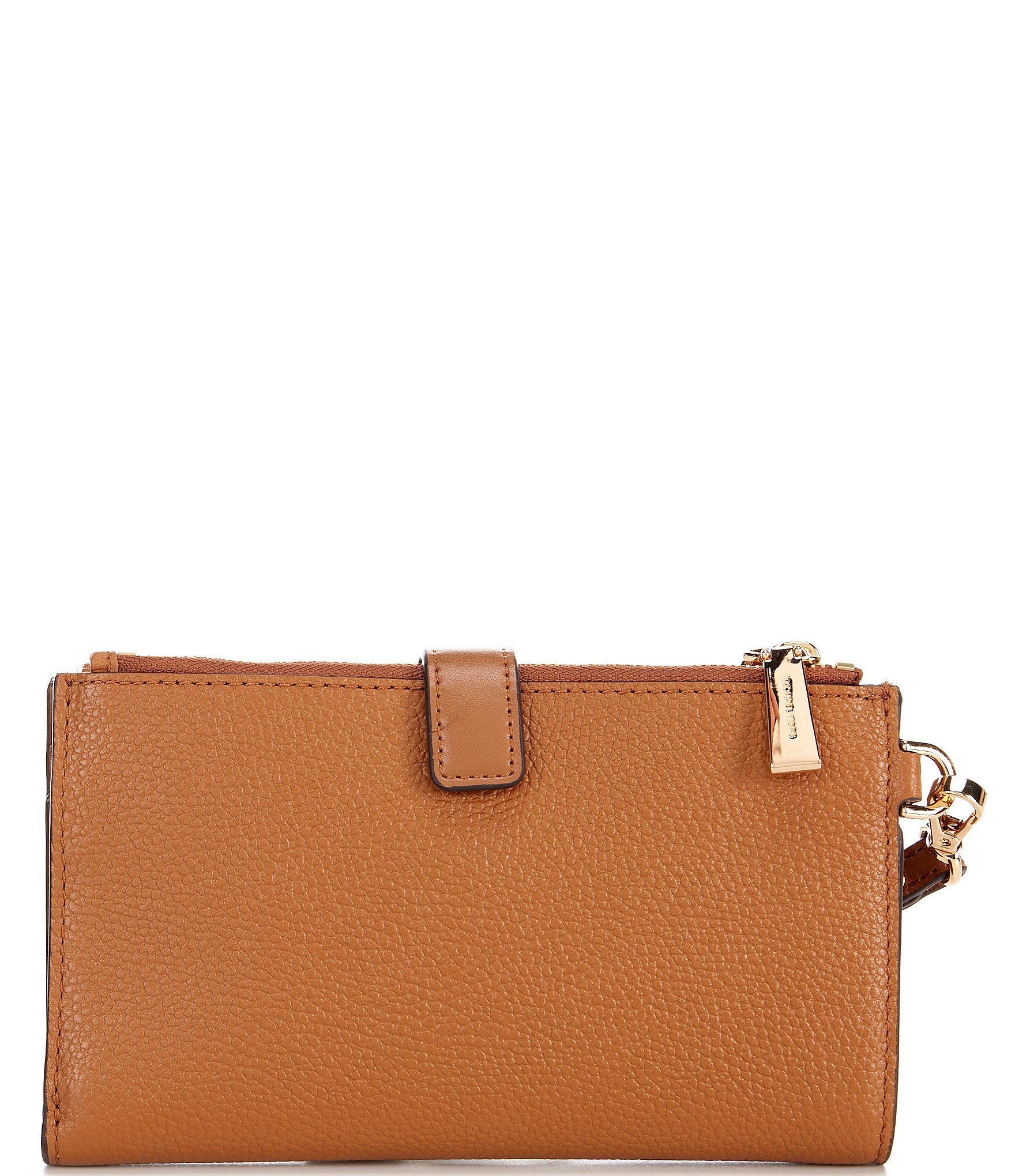 Michael Kors Adele Double Zip Gold Tone Wristlet