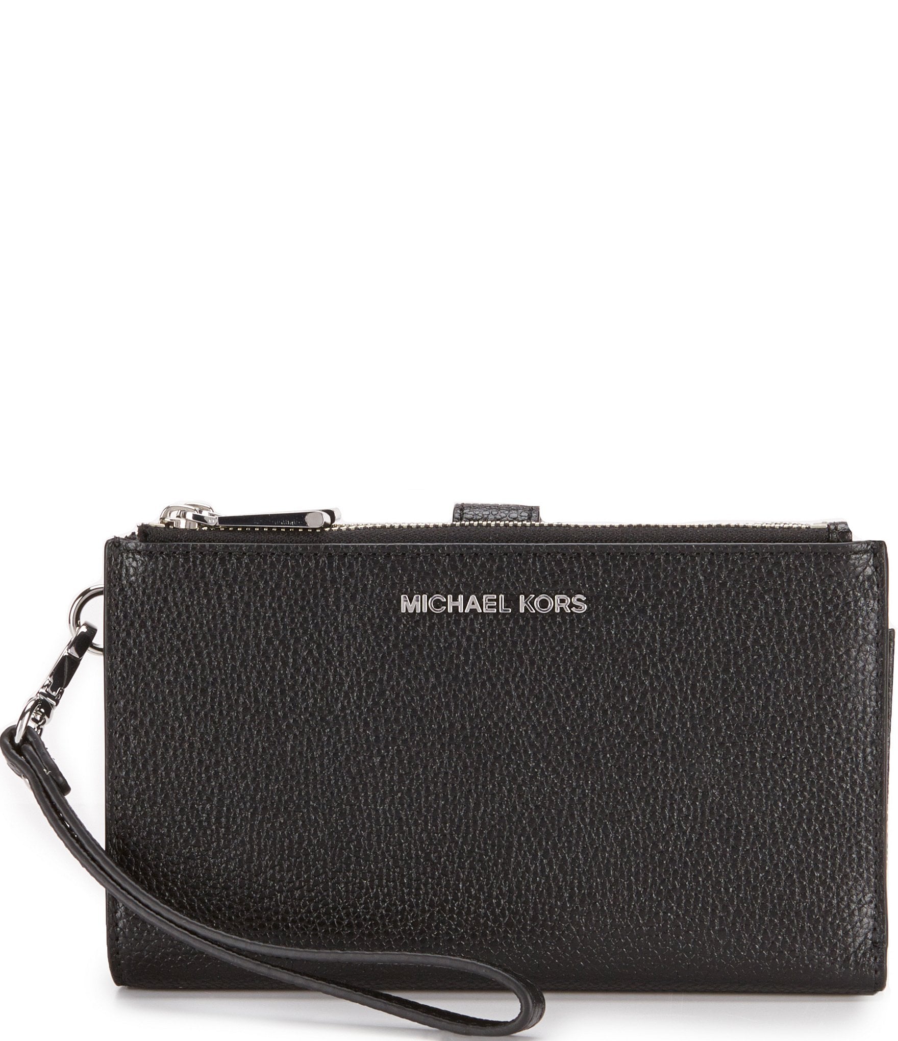 michael kors wristlet silver