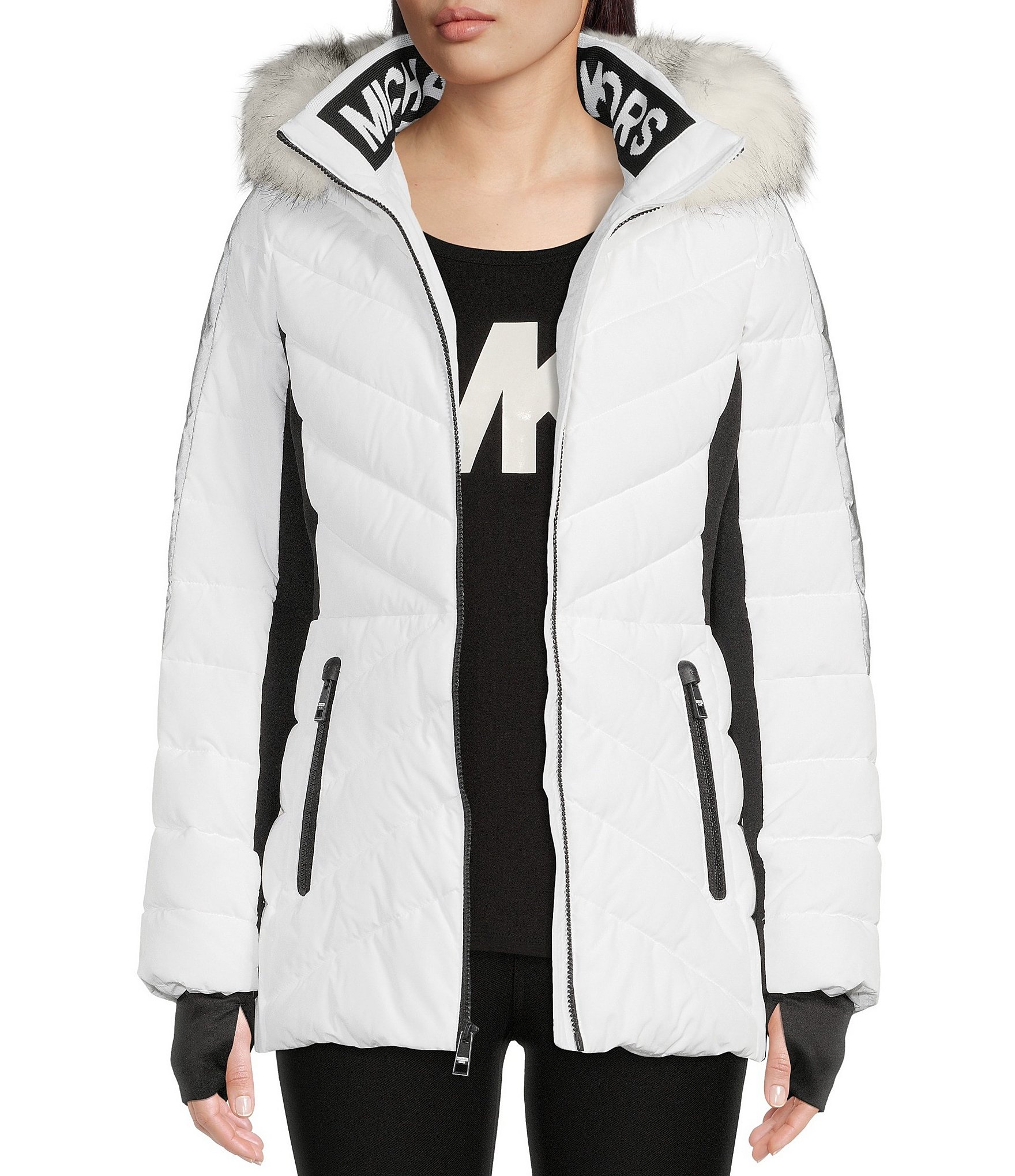 Michael Kors Hooded Puffer Jacket