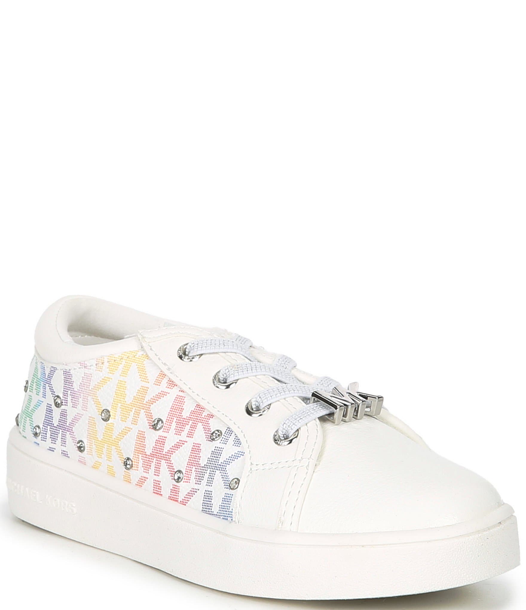 MICHAEL Michael Kors Girls' Jem Crystal Monogram Sneakers