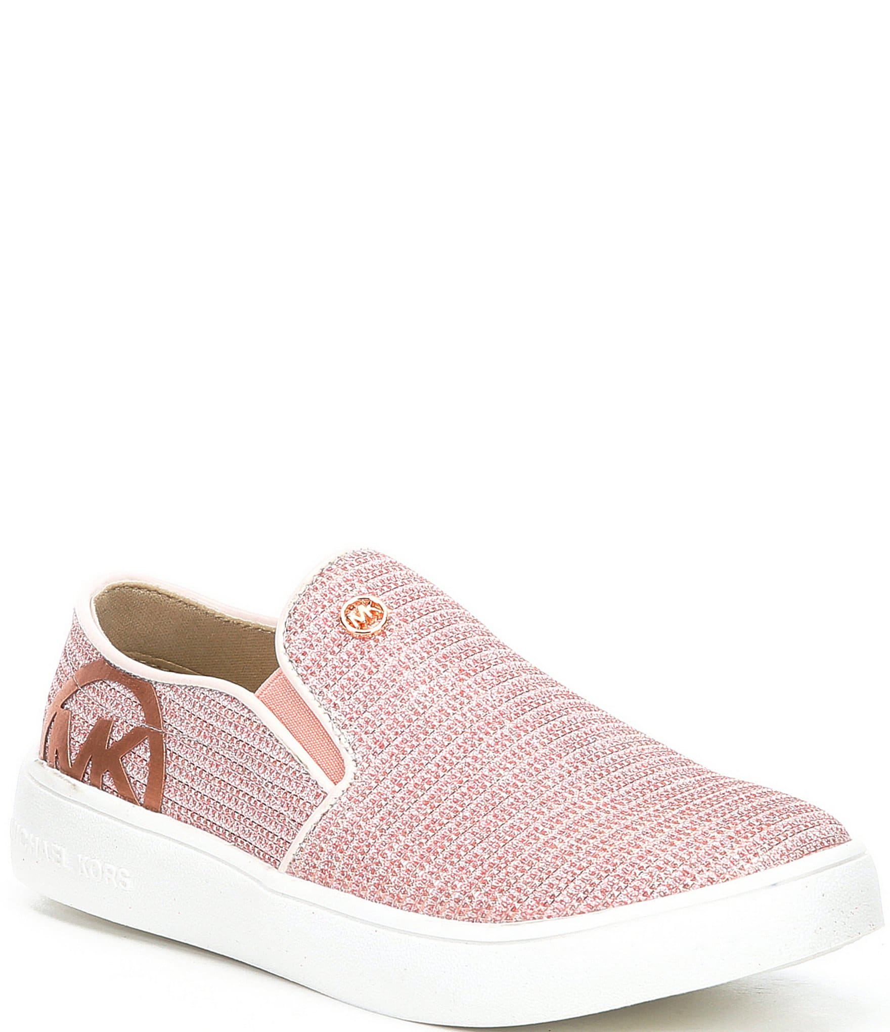 MICHAEL Michael Kors Girls' Jem Rachel Glitter Slip-On Sneakers (Toddler) |  Dillard's