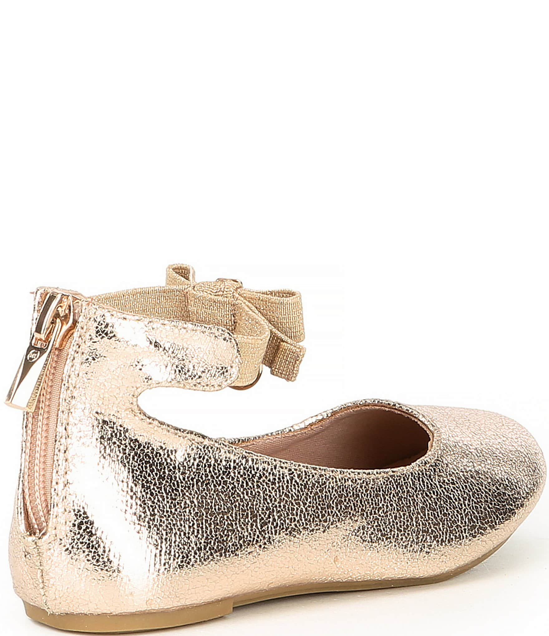 MICHAEL Michael Kors Girls' Kenyah Kay-T Signature Logo Charm Ballet Flats (Infant)