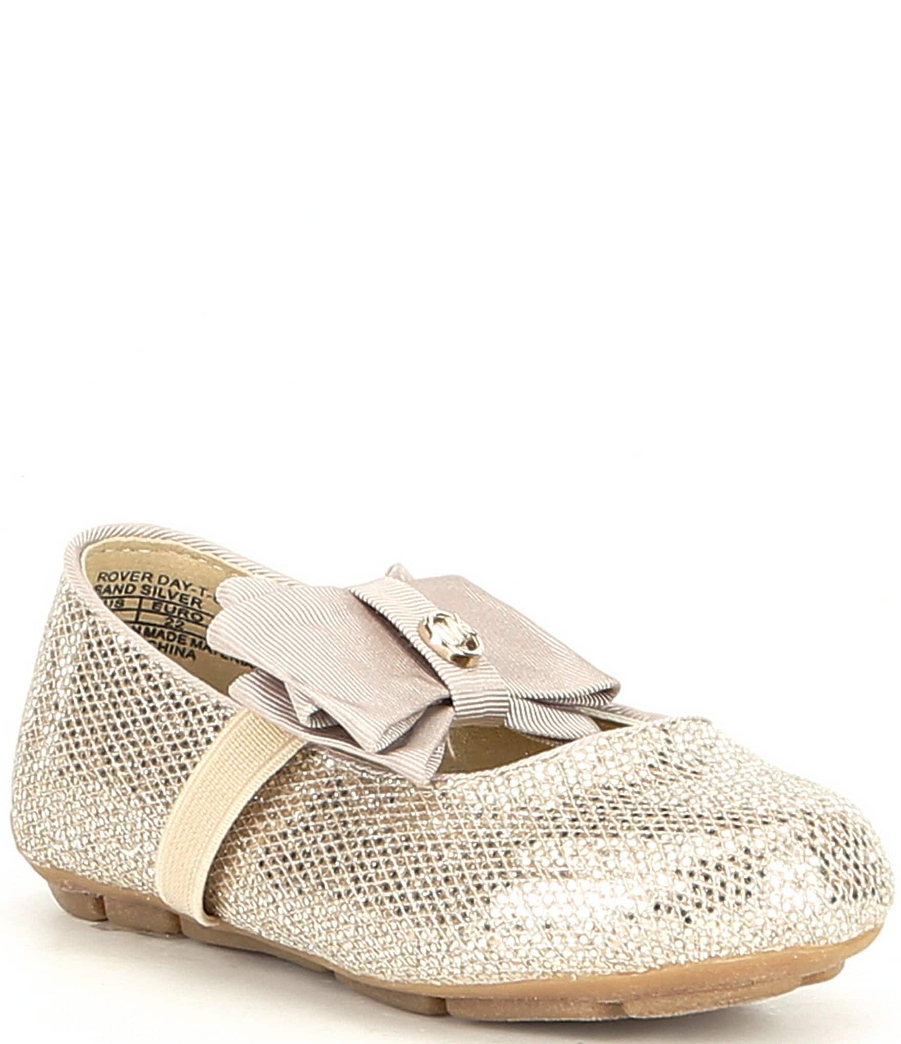 gold flat shoes for toddlers
