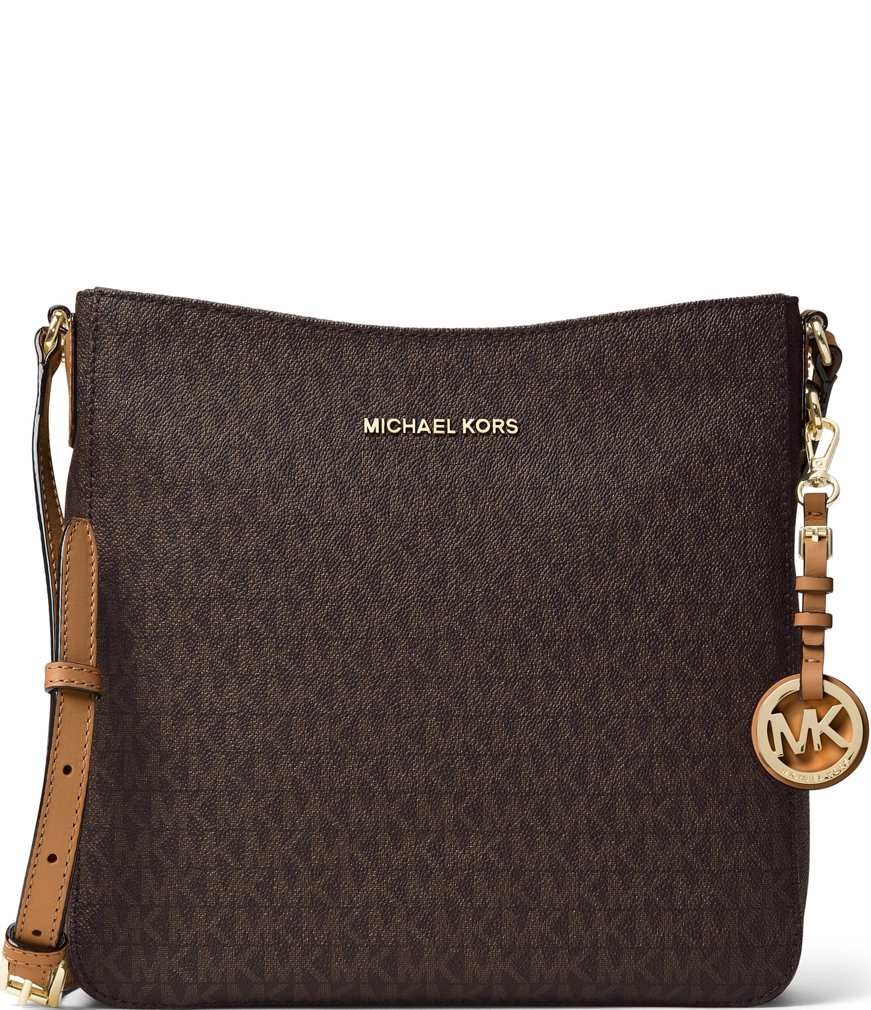 MICHAEL Michael Kors Jet Set Signature Large Cross-Body Bag | Dillards