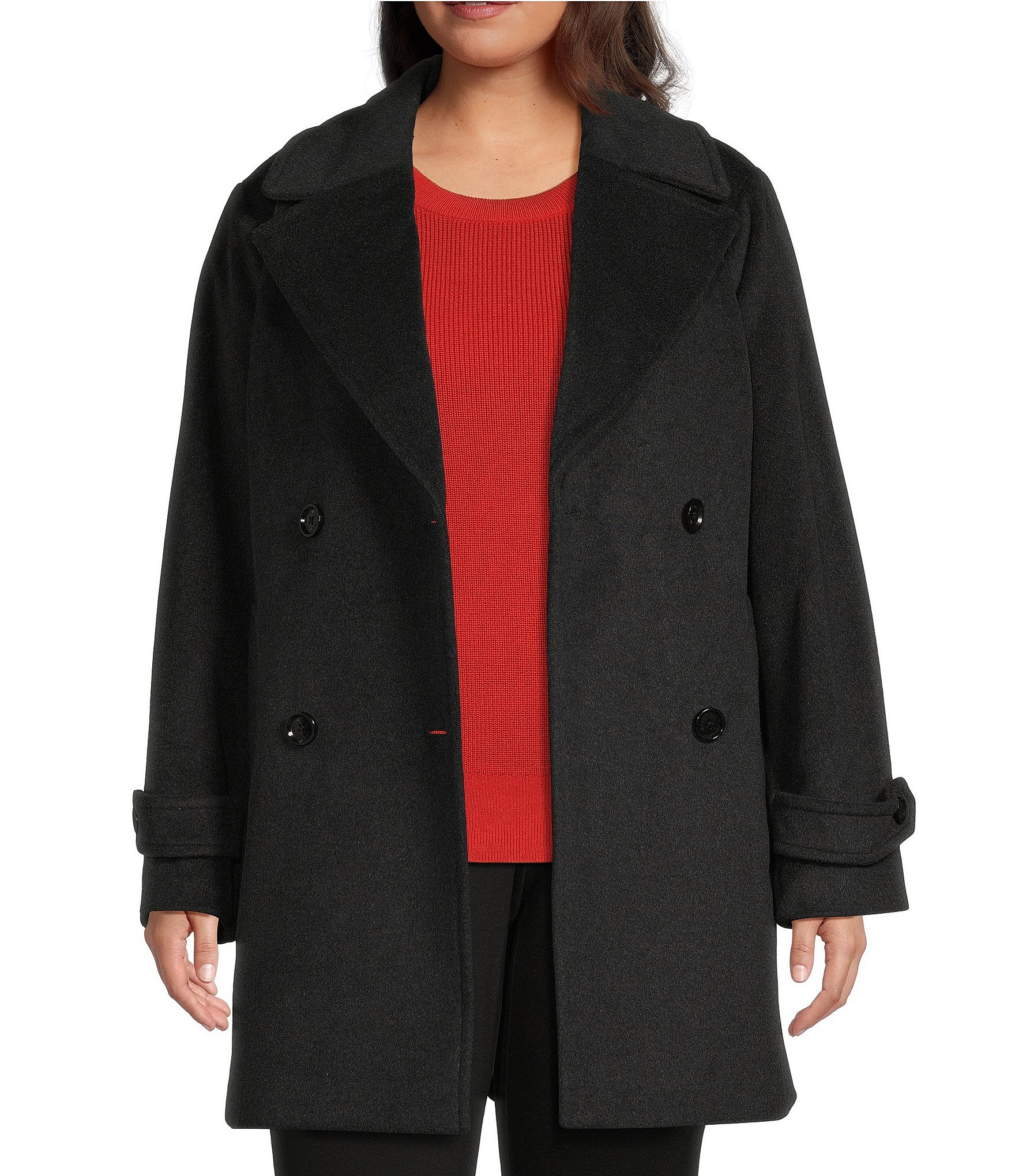 Plus size pea outlet coats canada