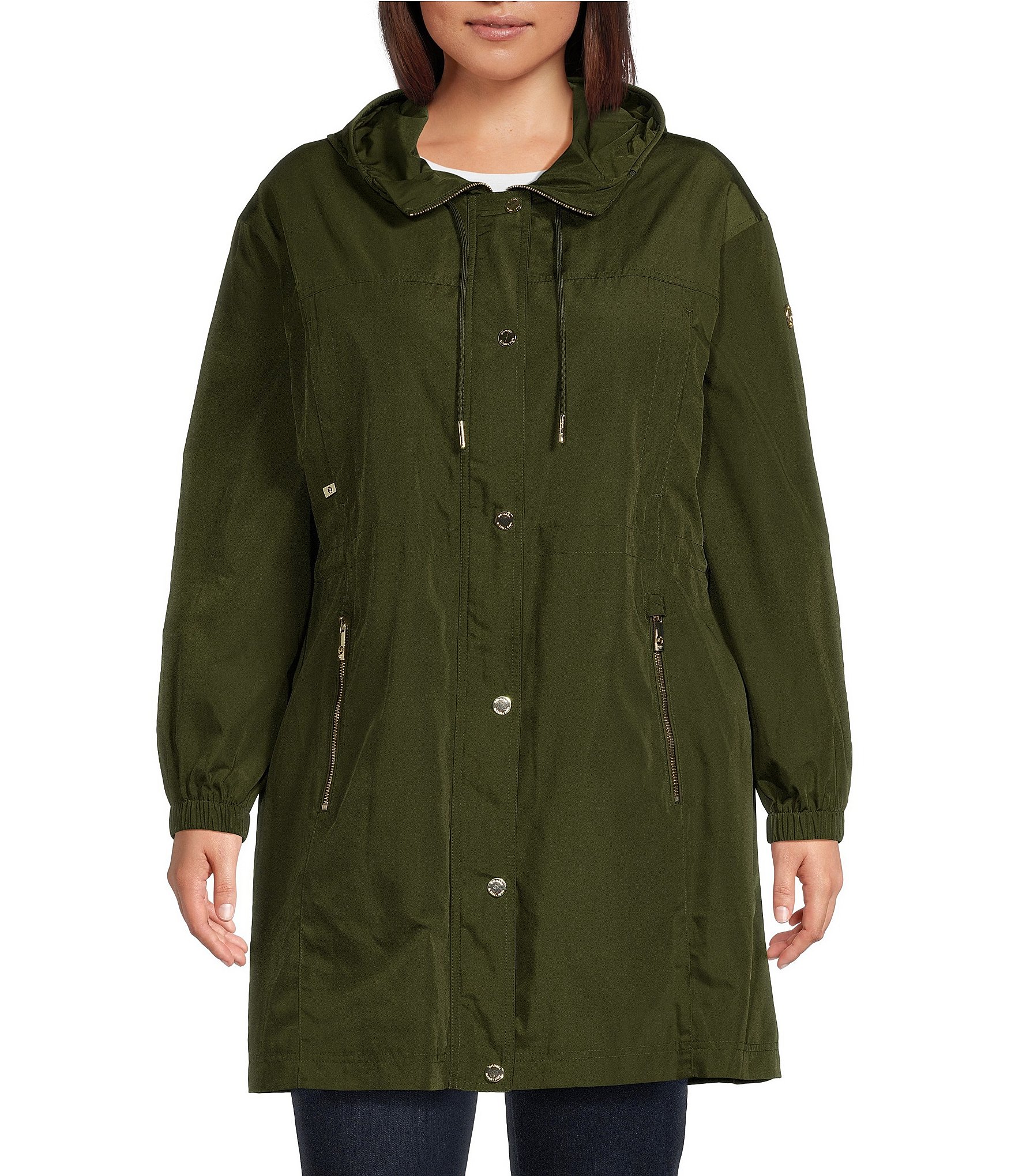 Michael kors hooded stand collar coat new arrivals