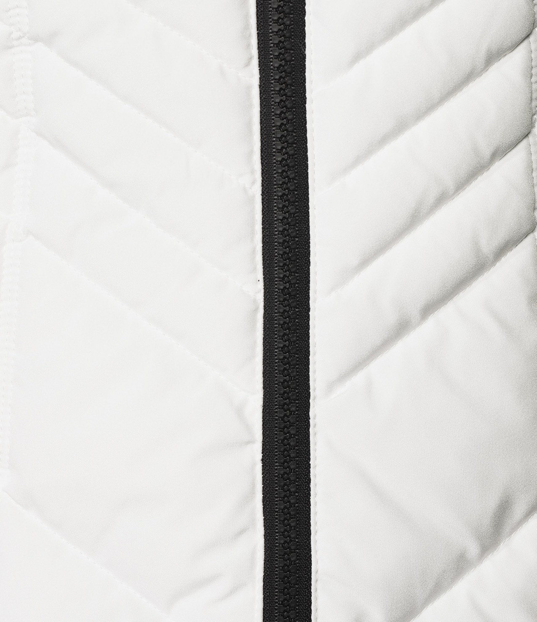 MICHAEL Michael Kors Quilted Faux Fur Stand Collar Removable Hood Zip Front Puffer