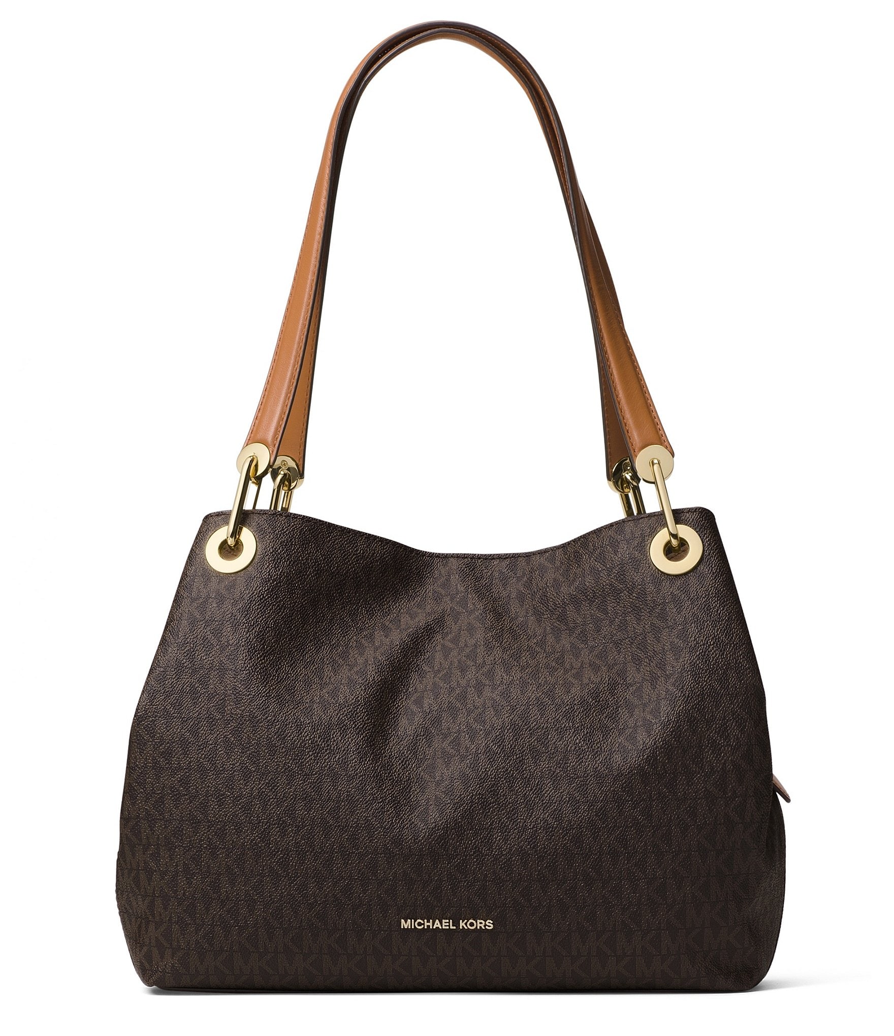 MICHAEL Michael Kors Raven Signature Large Shoulder Tote | Dillards