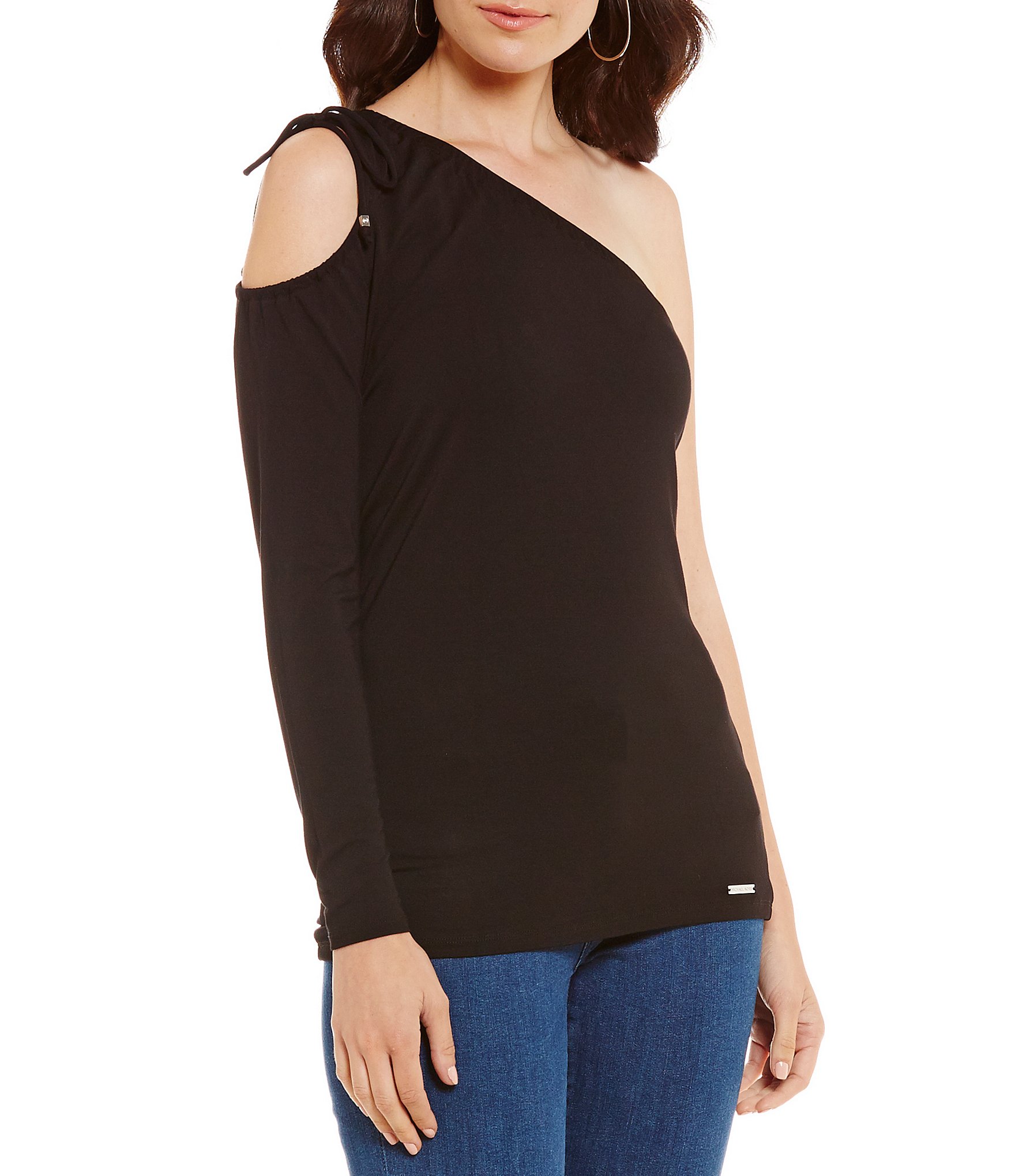 one cold shoulder top