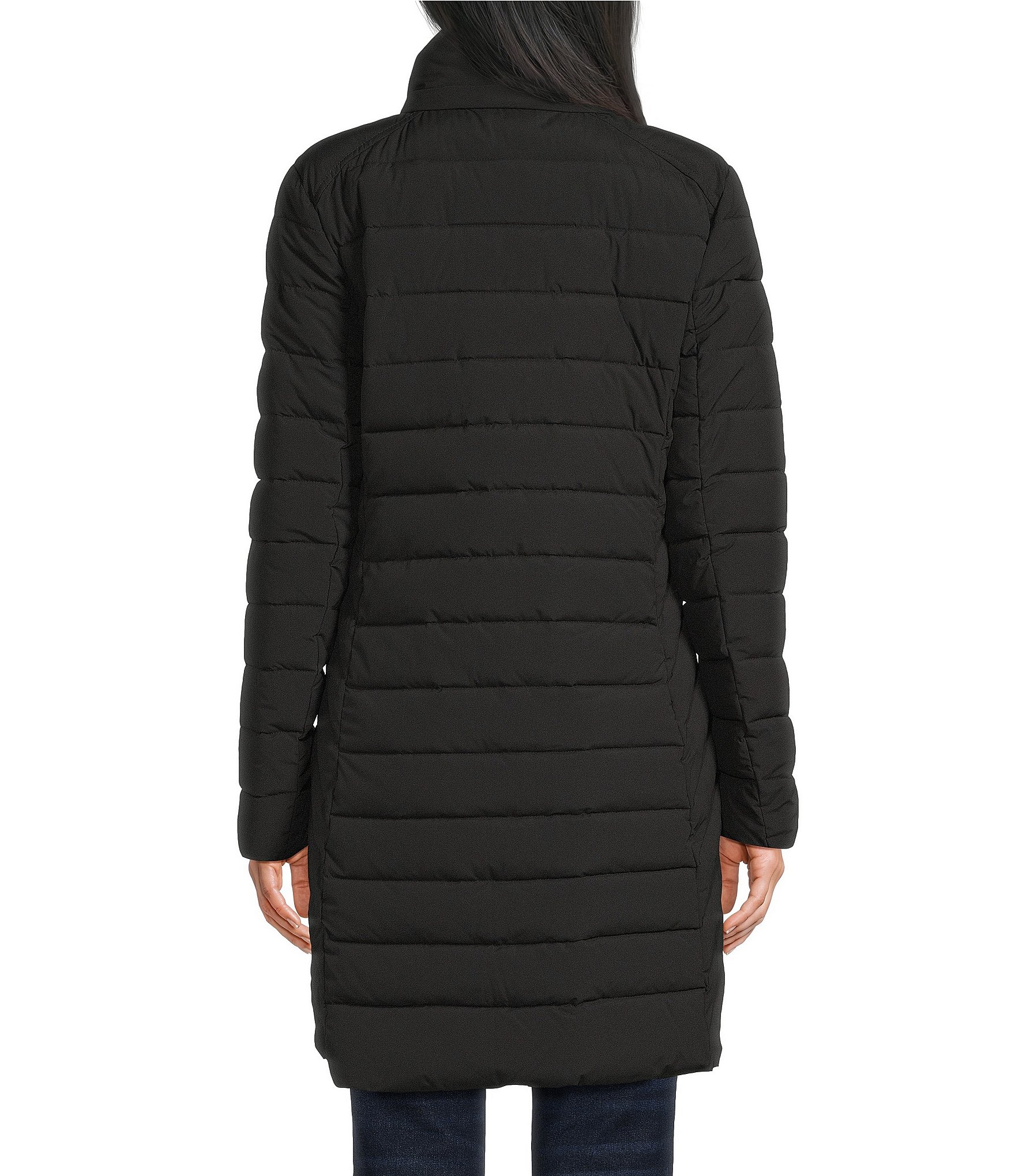 MICHAEL Michael Kors Stand Collar Packable Zip Front Puffer