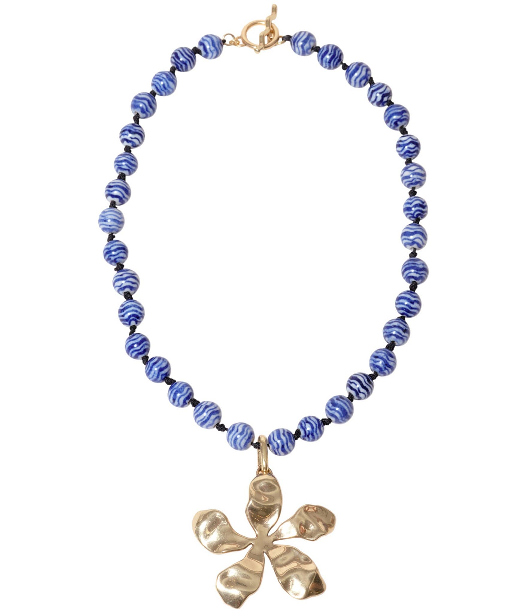 Mignonne Gavigan Blue Tangier Statement Necklace