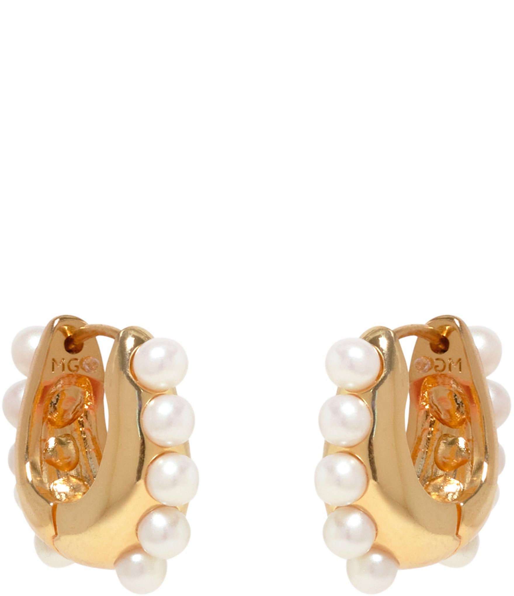 Mignonne Gavigan Jasmin Pearl Hoop Earrings