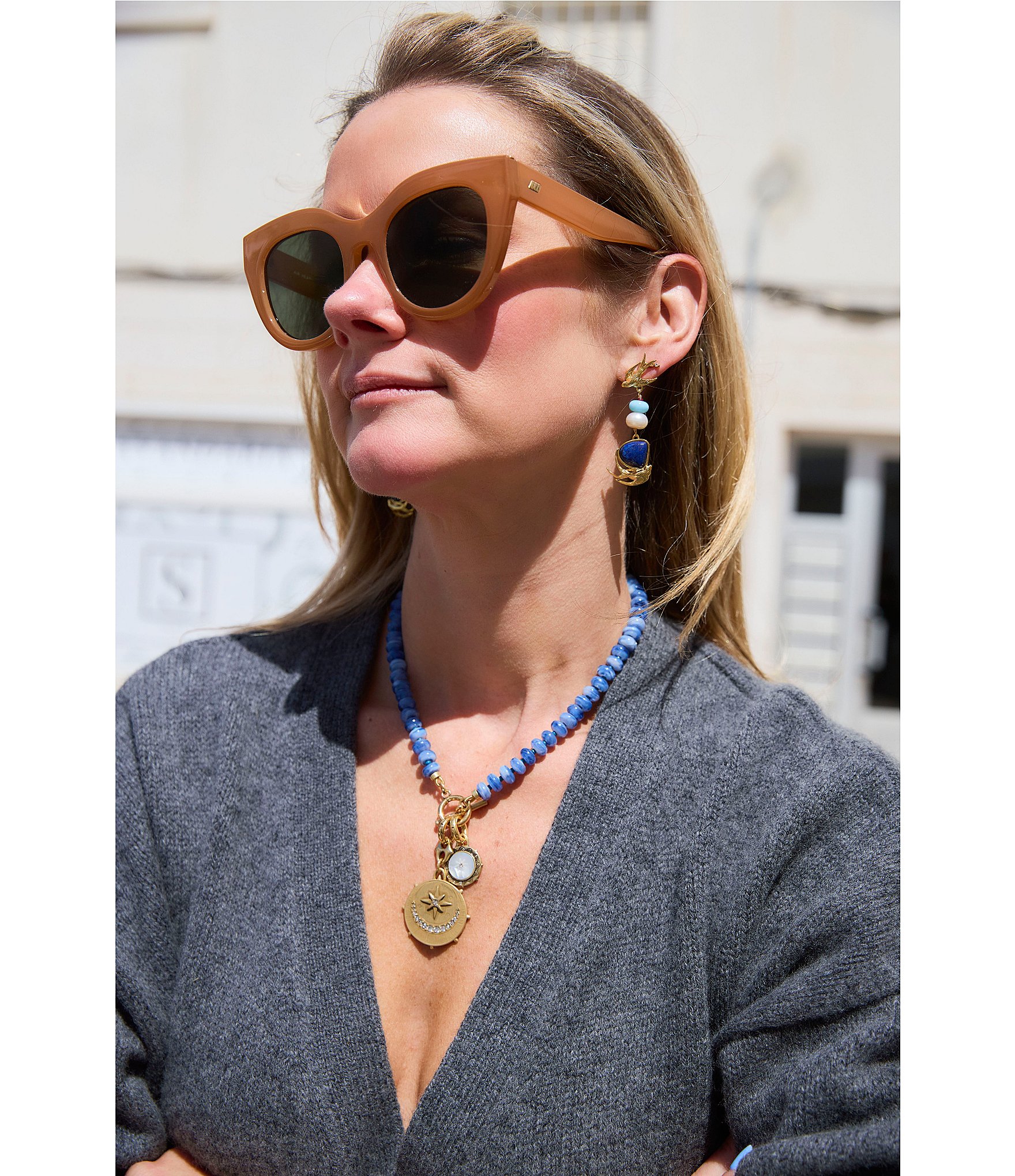 Mignonne Gavigan Luma Statement Drop Earrings