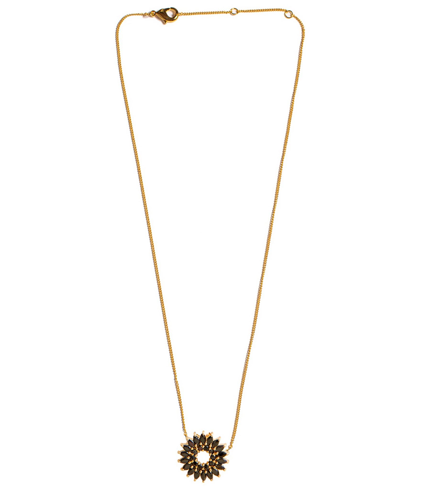 Mignonne Gavigan Madeline Crystal Burst Short Pendant Necklace