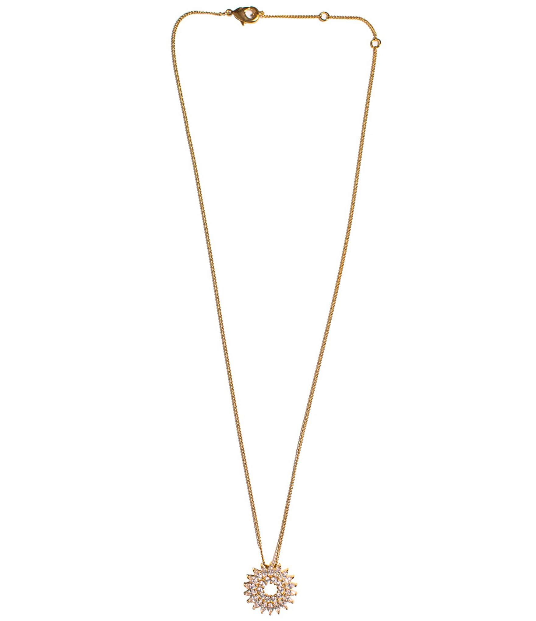 Mignonne Gavigan Madeline Crystal Burst Short Pendant Necklace