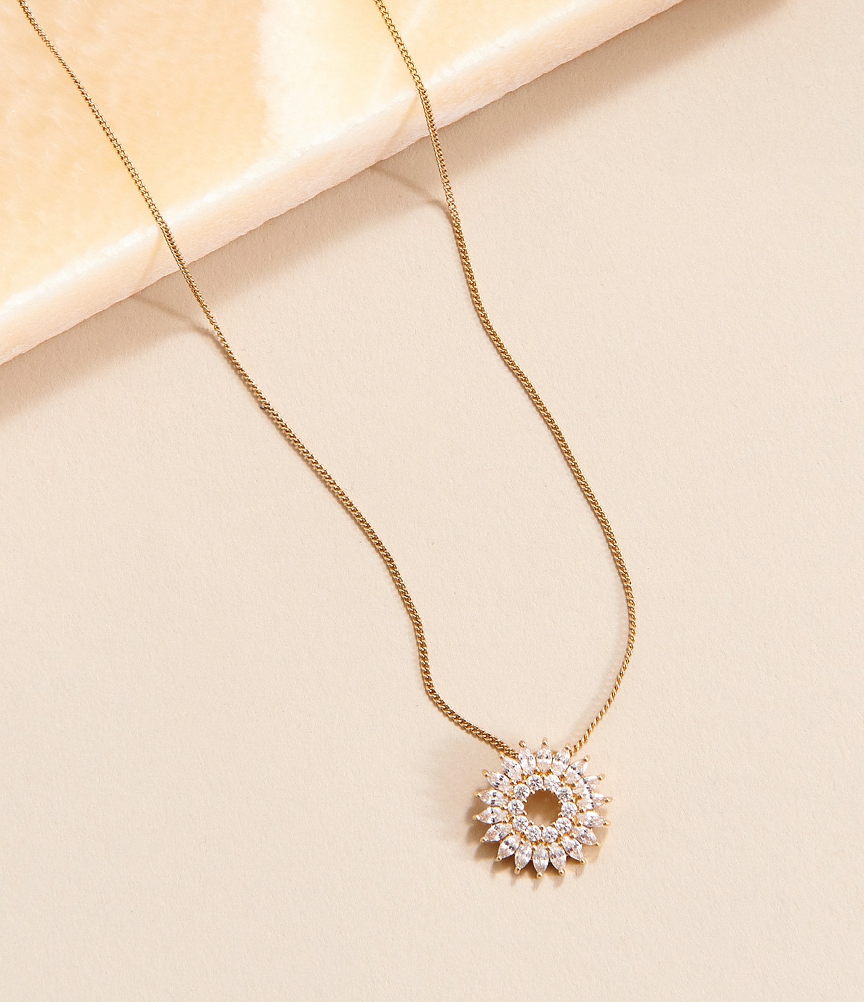 Mignonne Gavigan Madeline Crystal Burst Short Pendant Necklace