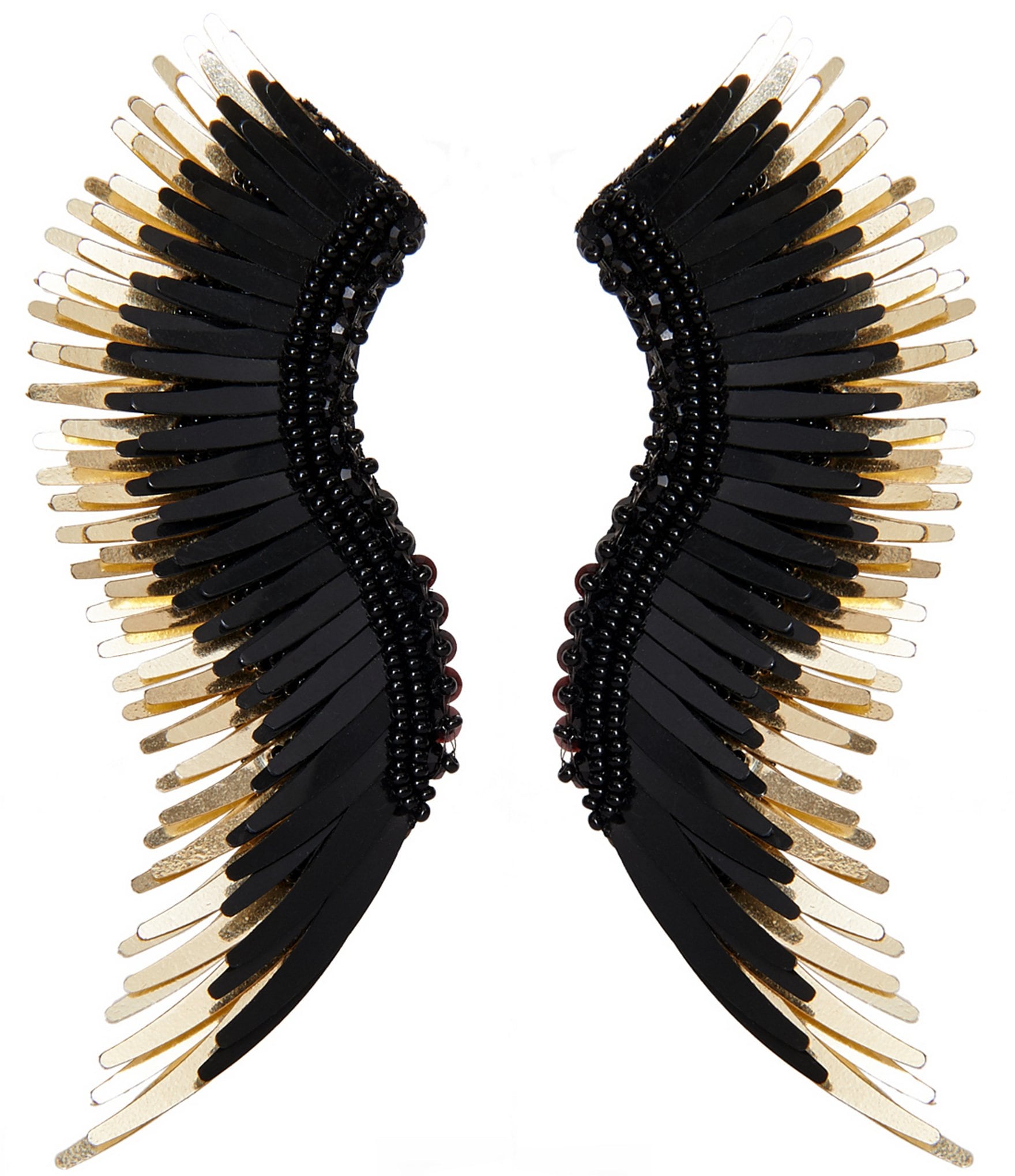 Mignonne Gavigan Madeline Gold Linear Statement Earrings