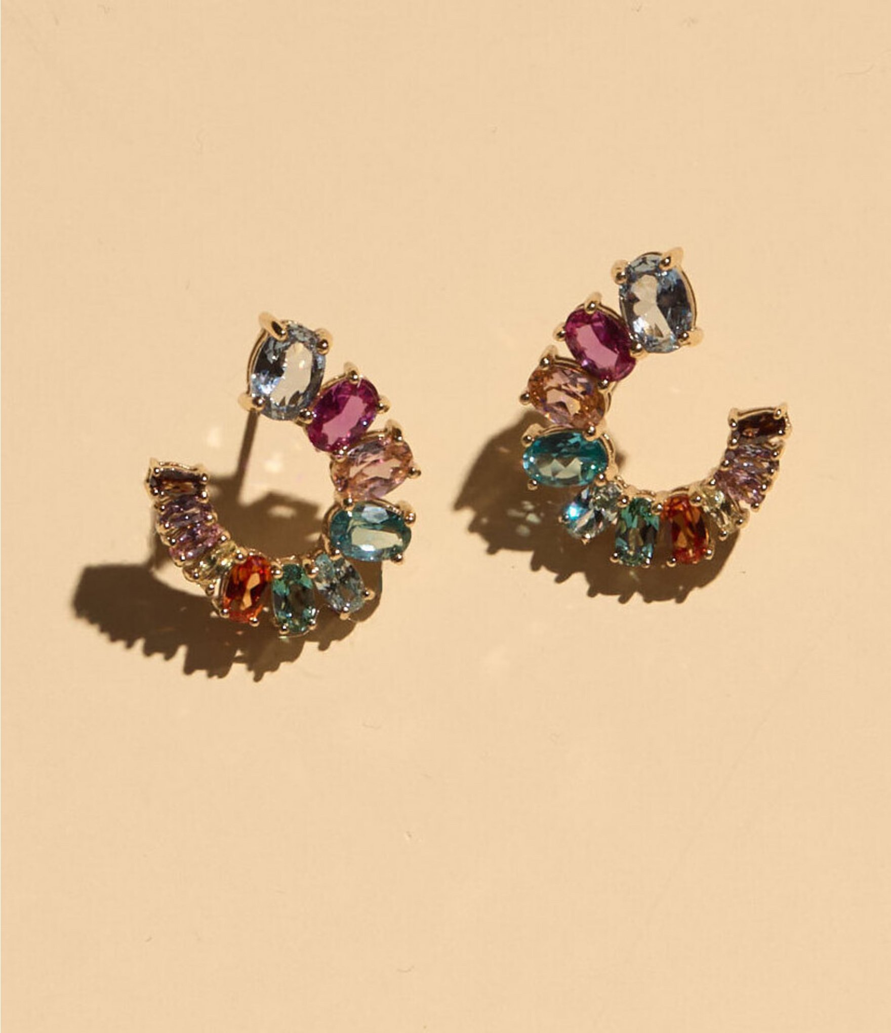 Mignonne Gavigan Meknes Crystal Hoop Earrings