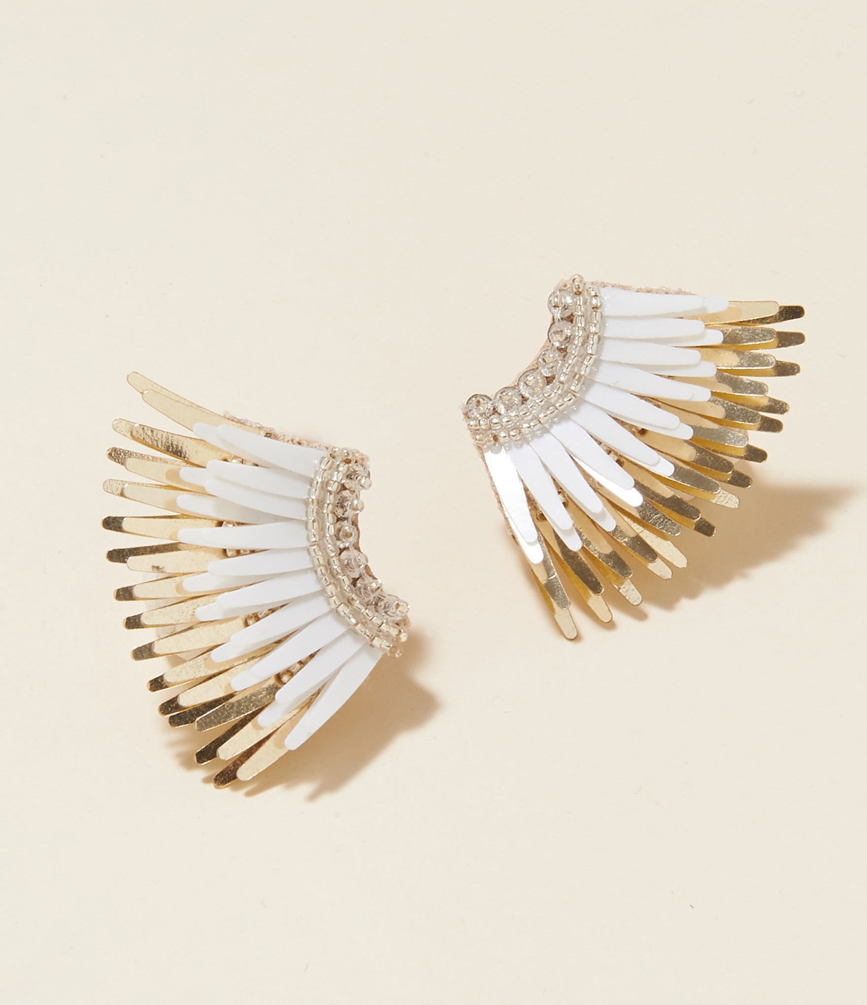 Mignonne Gavigan Mini Madeline Gold Statement Stud Earrings