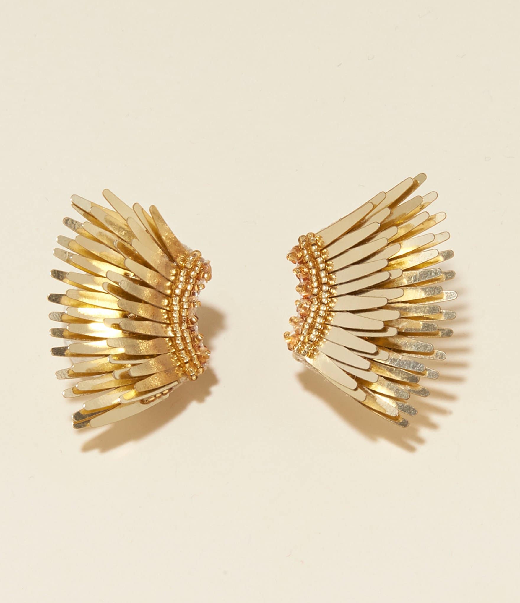 Mignonne Gavigan Mini Madeline Gold Statement Stud Earrings