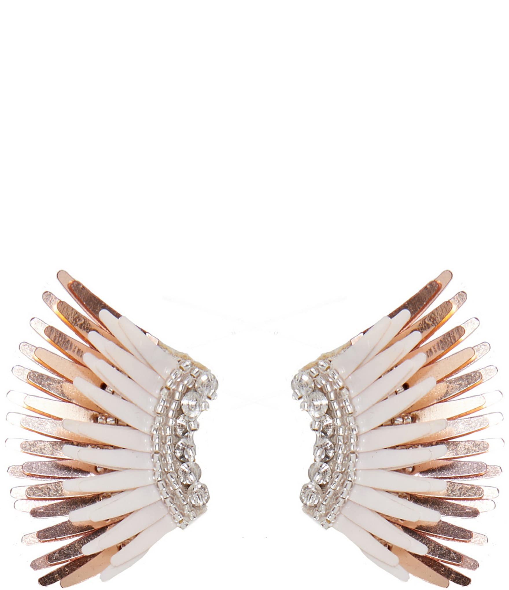 Mignonne Gavigan Mini Madeline Rose Gold Statement Stud Earrings