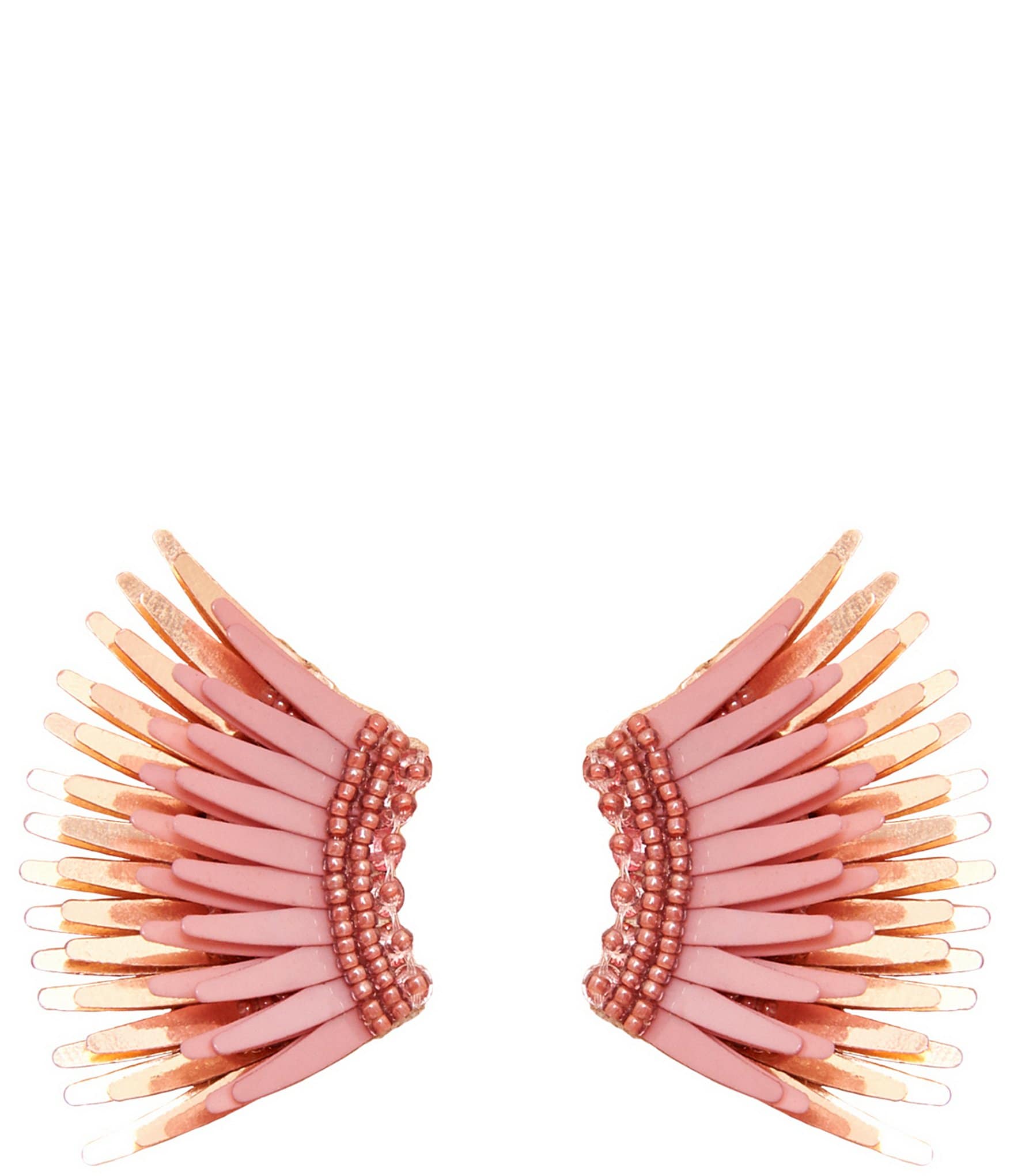 Mignonne Gavigan Mini Madeline Rose Gold Statement Stud Earrings