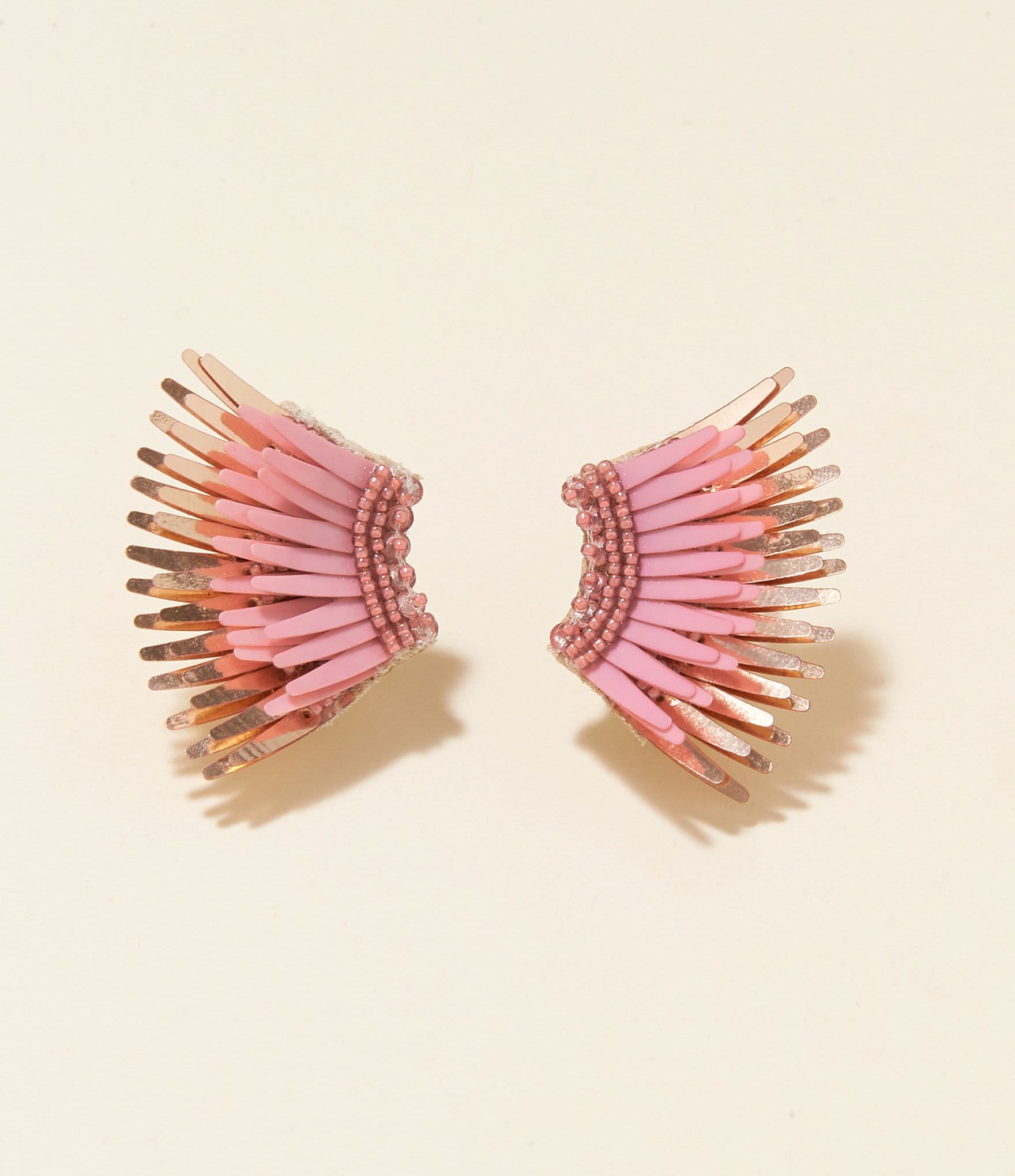 Mignonne Gavigan Mini Madeline Rose Gold Statement Stud Earrings