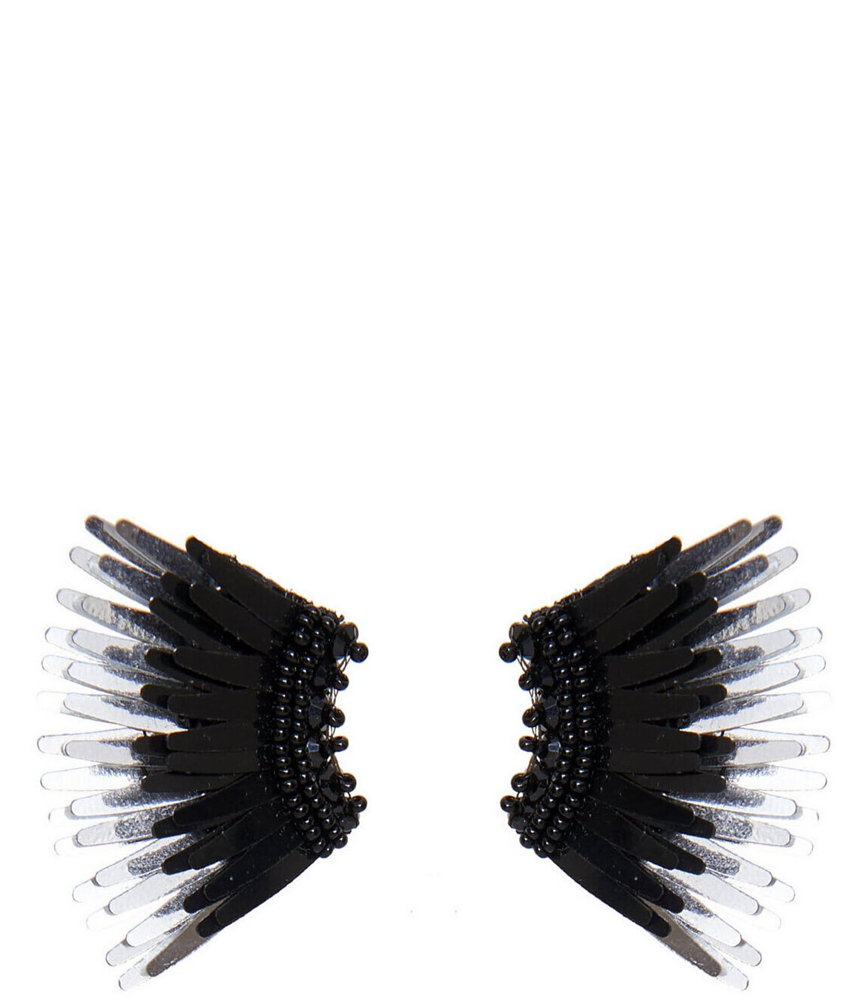 Mignonne Gavigan Mini Madeline Silver Statement Stud Earrings