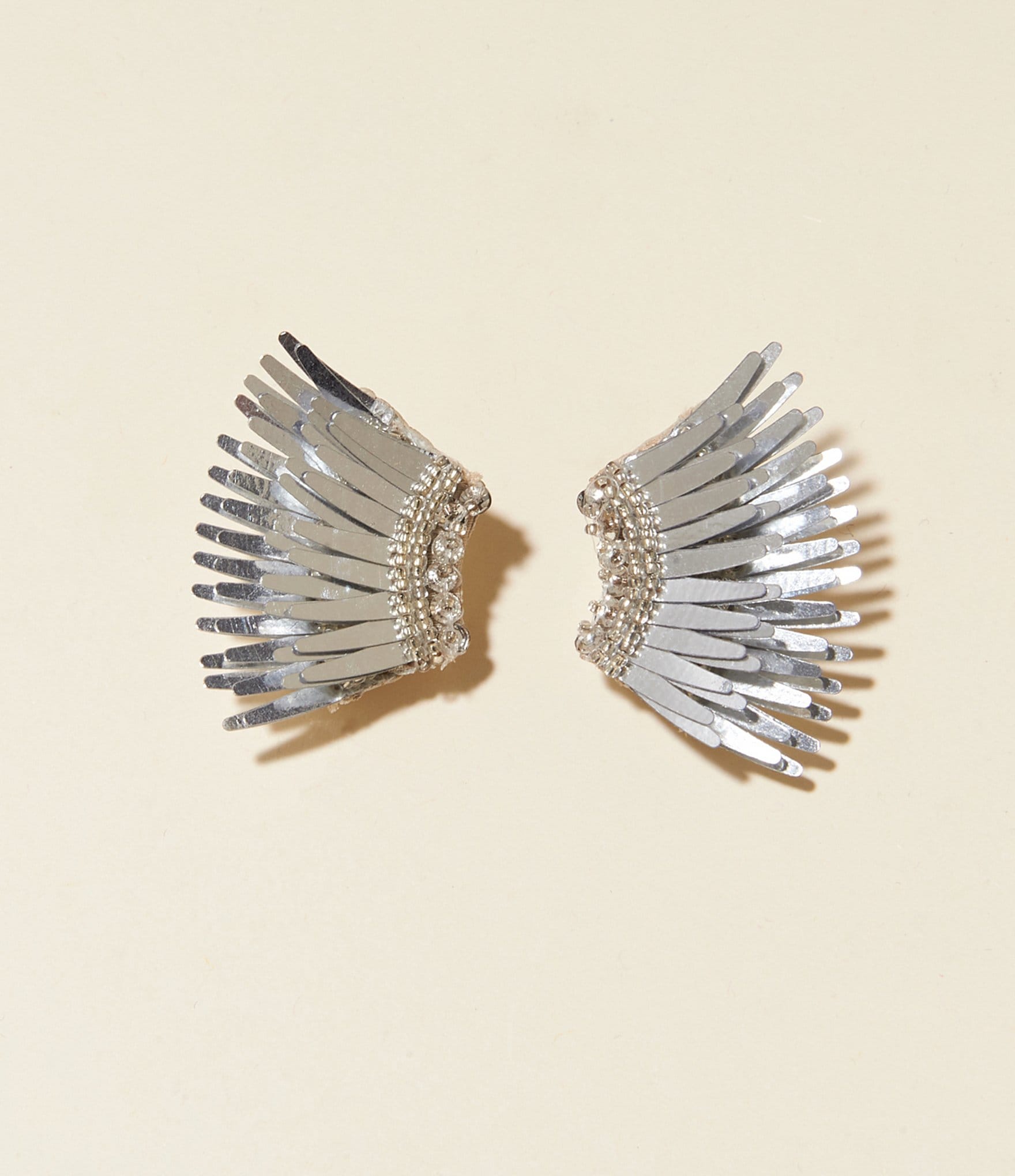 Mignonne Gavigan Mini Madeline Silver Statement Stud Earrings