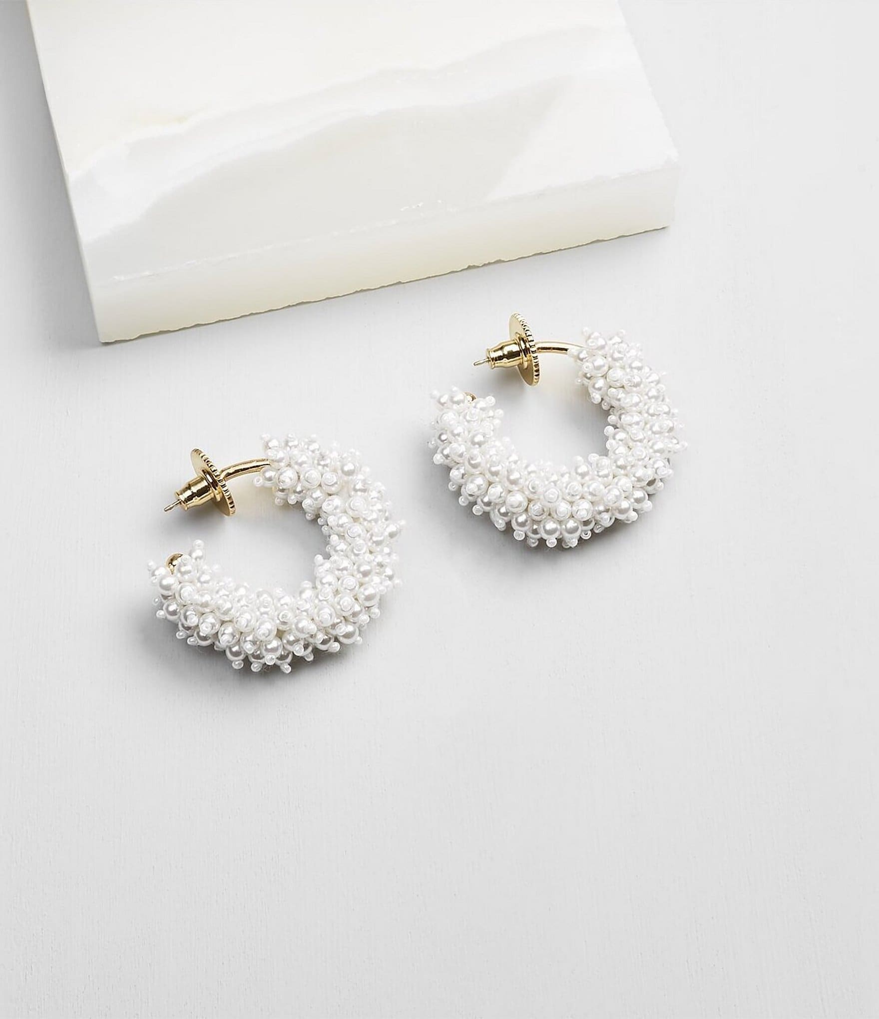 Mignonne Gavigan Taylor Mini Pearl Hoop Earrings