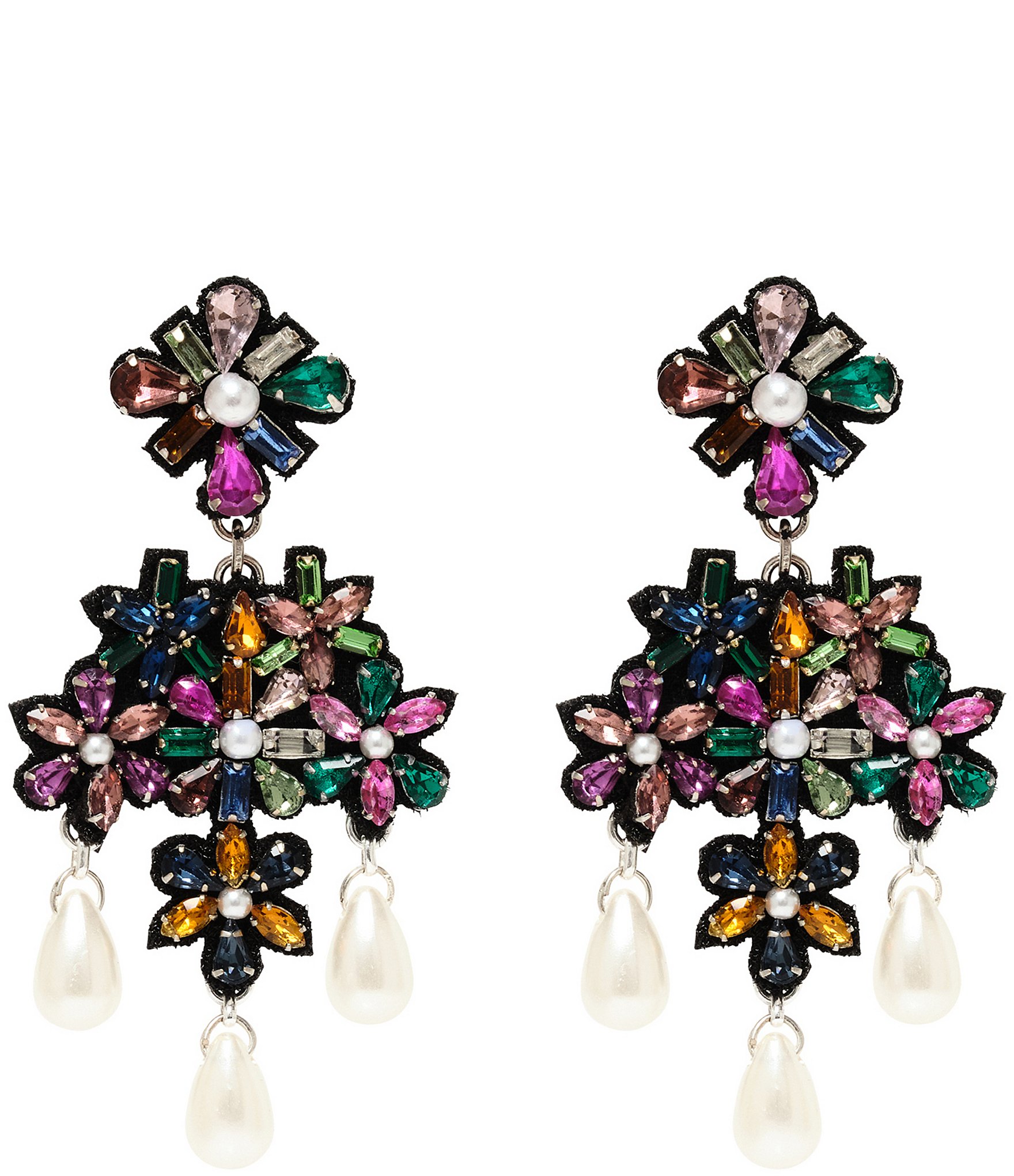 Madeline beaded clearance statement earrings