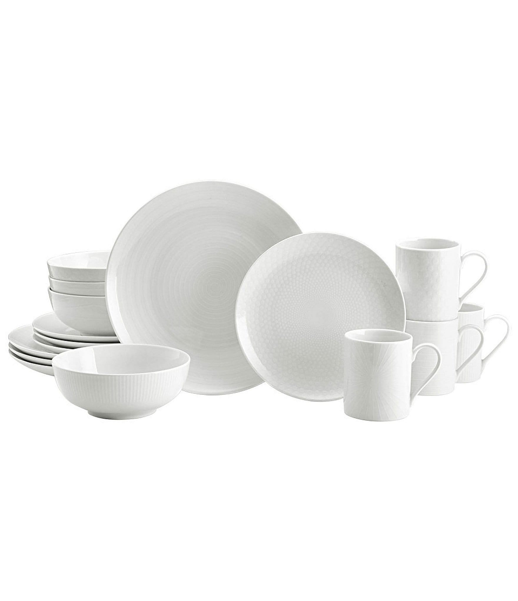 white dinnerware