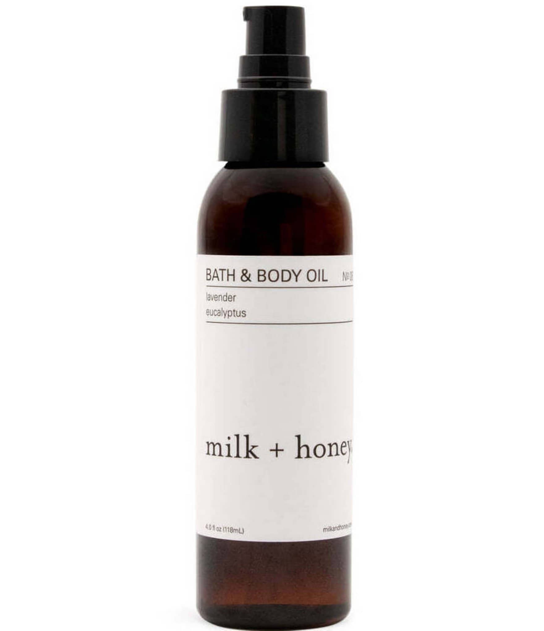 Milk + Honey Lavender, Eucalyptus Bath & Body Oil No.08