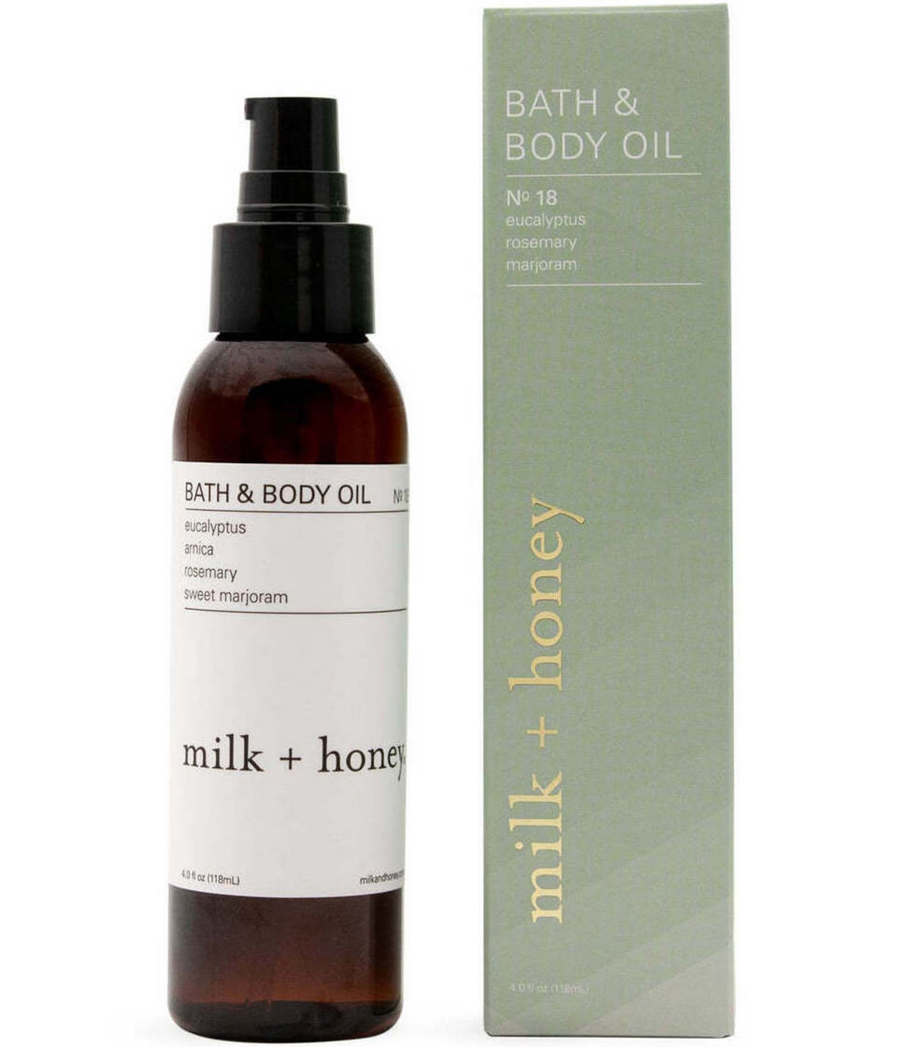 Milk & Honey Bath & Body Oil No. 18 - Eucalyptus, Arnica, Rosemary, Sweet Marjoram