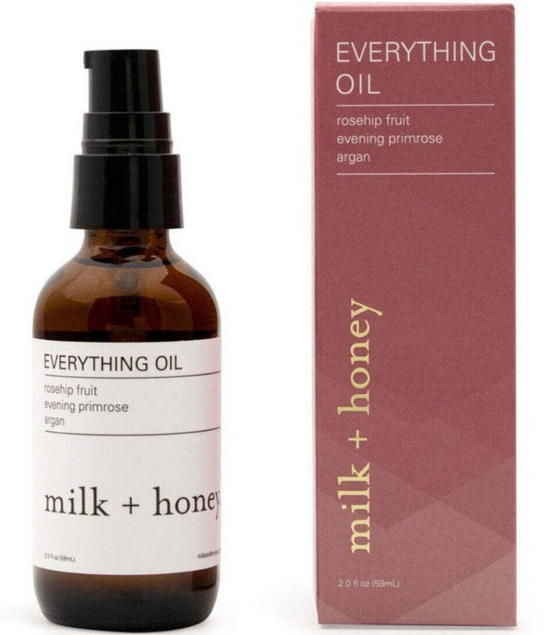 Milk & Honey Everything Oil - Rosehip Fruit, Evening Primrose, Argan