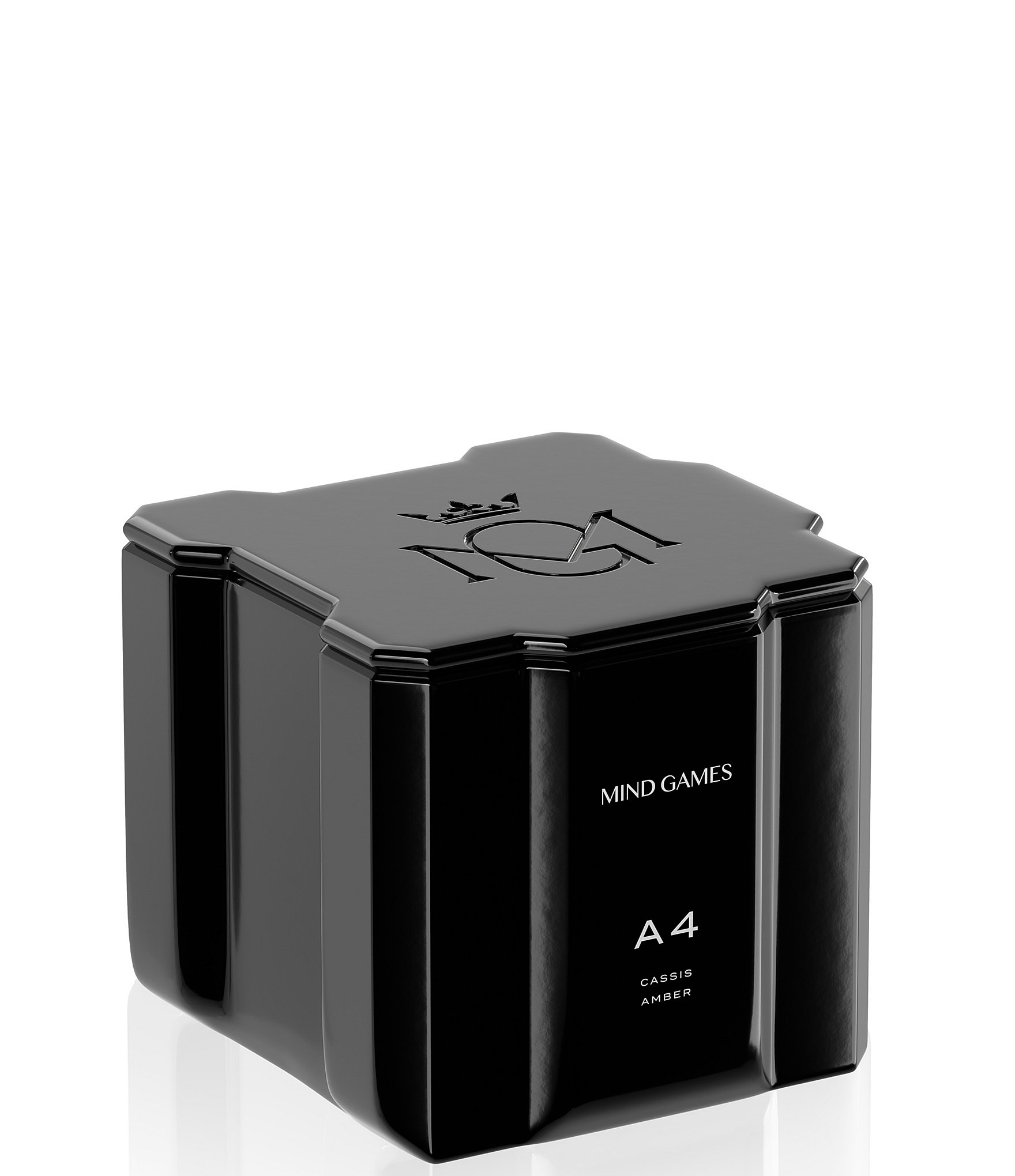 MIND GAMES A4 Cassis Amber Luxury Candle, 10 oz.