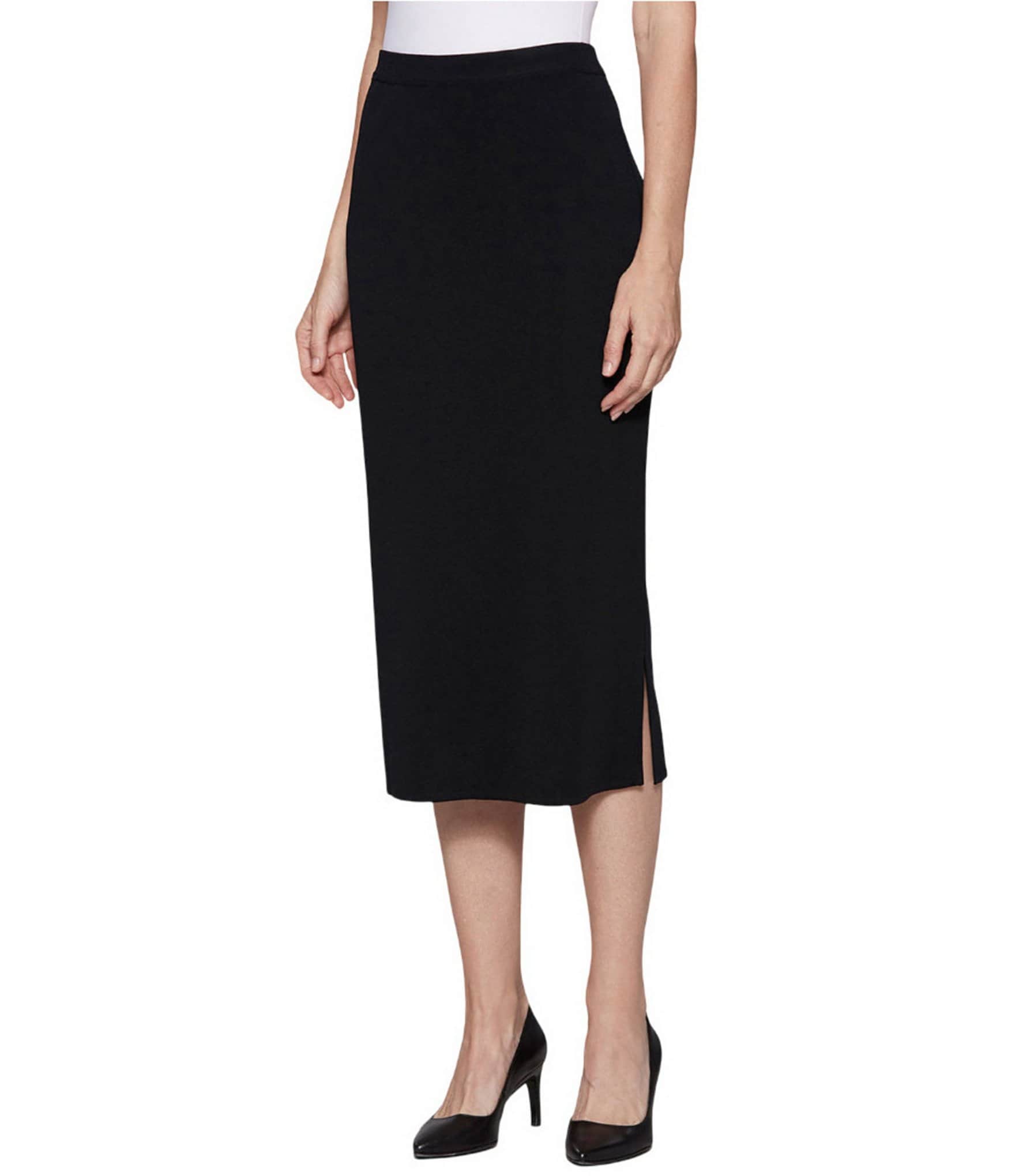 Ming Wang Midi Length Pencil Skirt