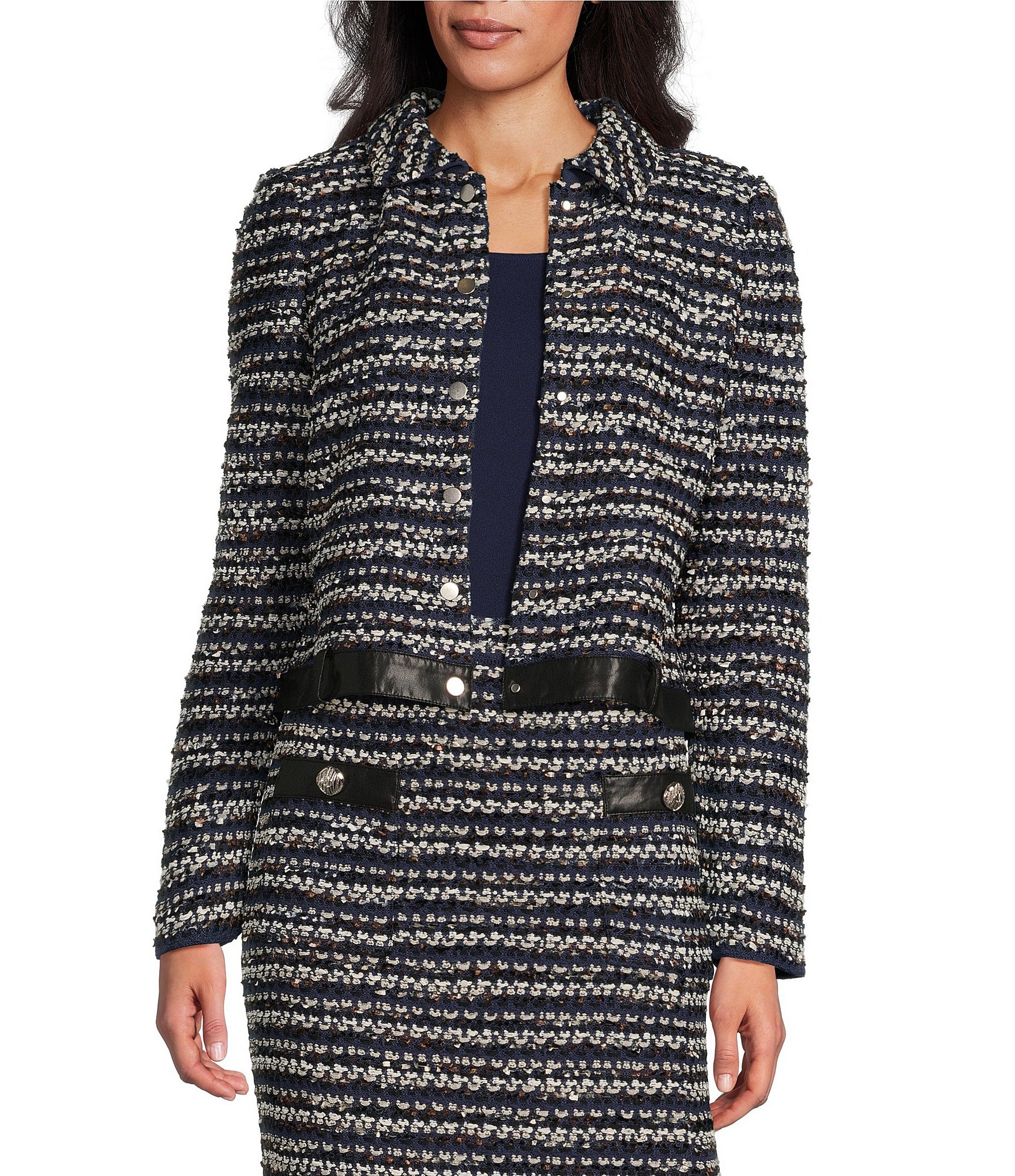 Dillards tweed jacket best sale