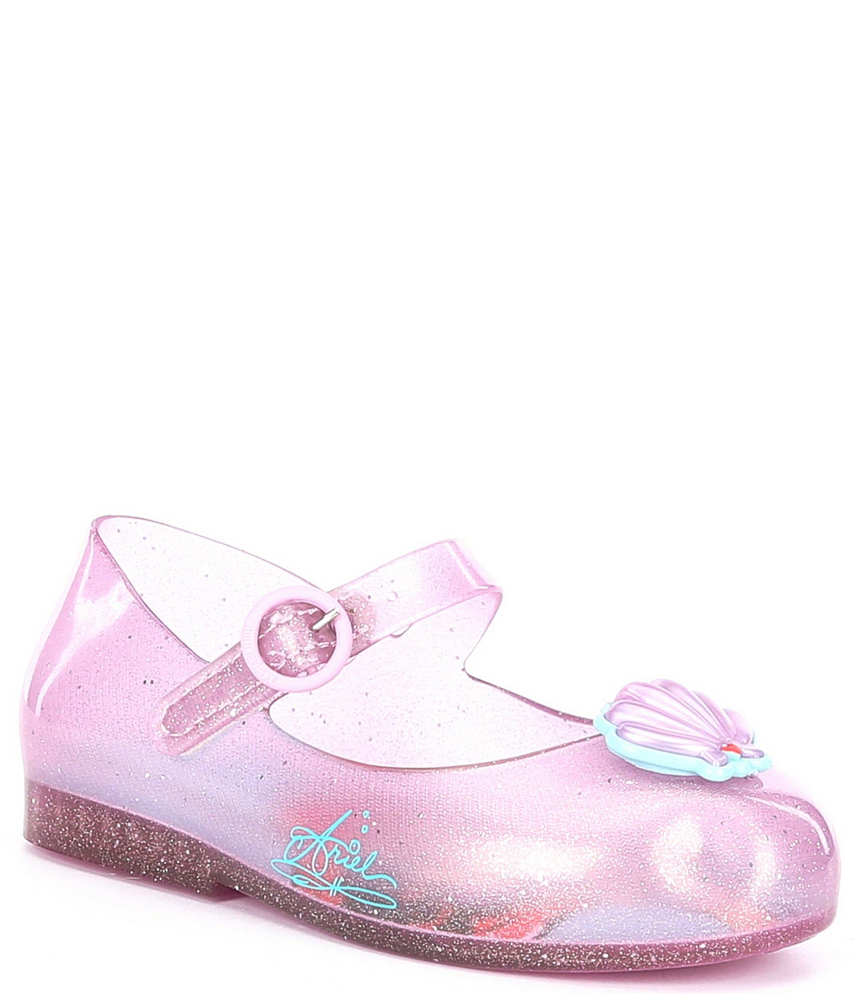 Mini Melissa Girls' Sweet Love Disney Princess Mary Janes (Toddler ...