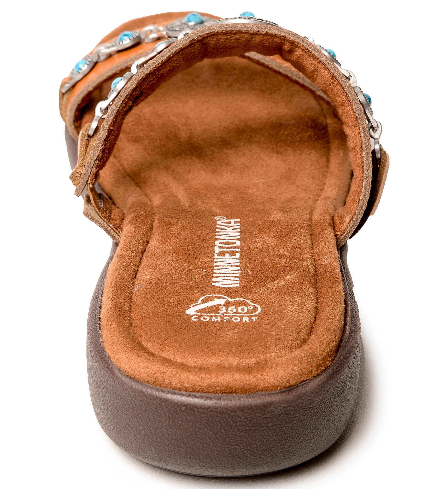 Minnetonka Brenn Leather Sandals