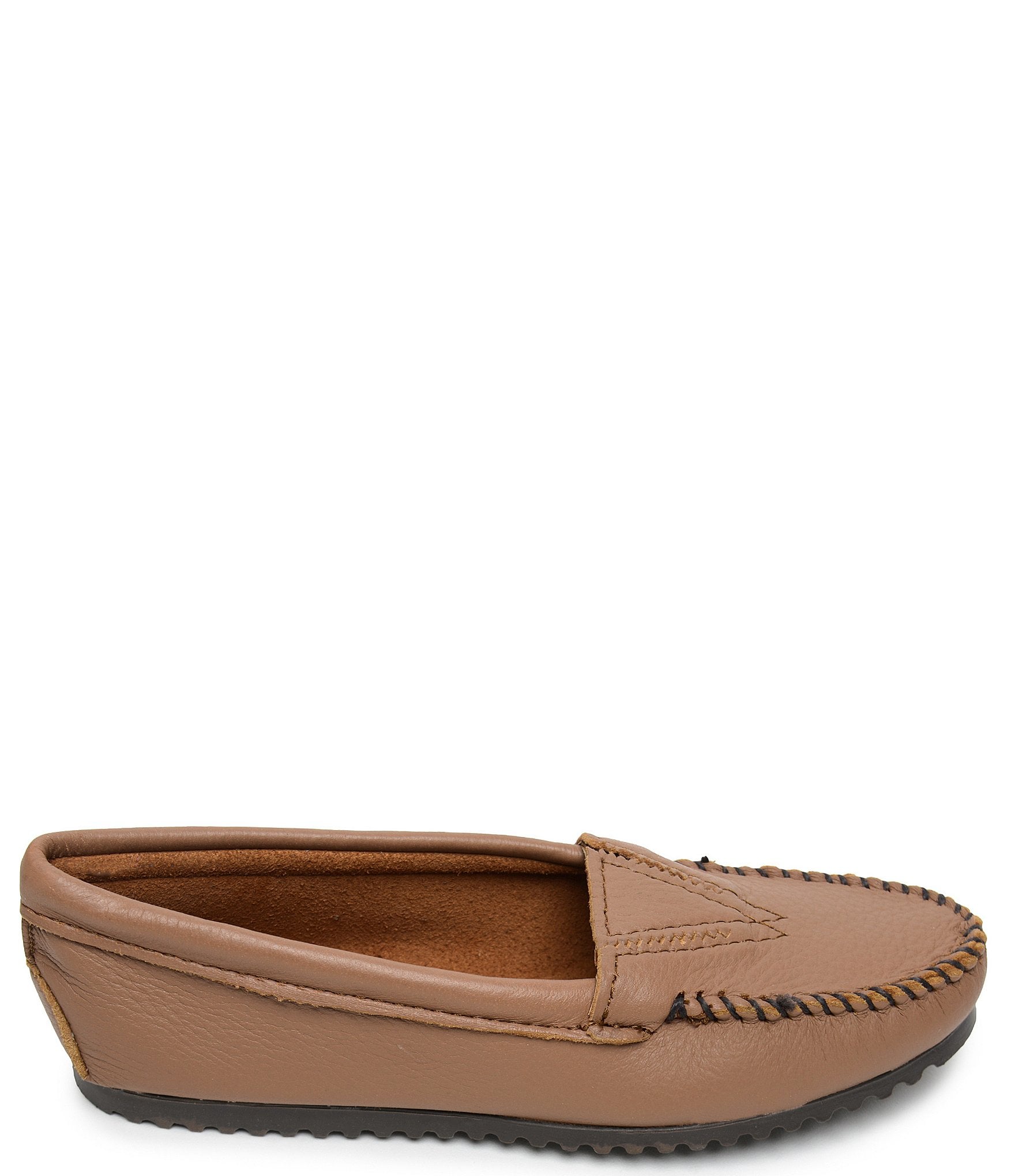 Minnetonka Deerskin Gore Front Moccasins