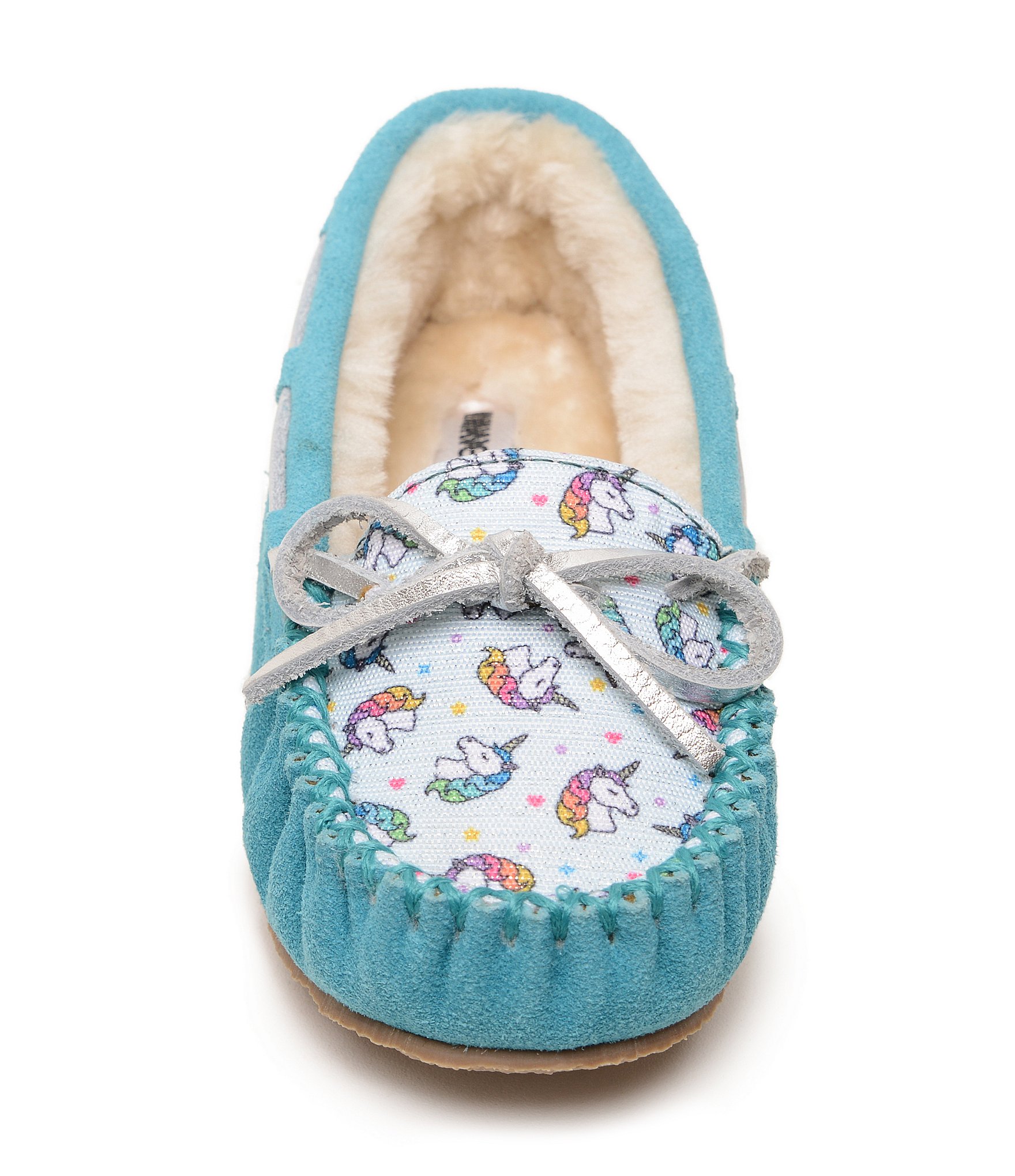 Minnetonka Girls' Cassie Suede Moccasins (Infant)