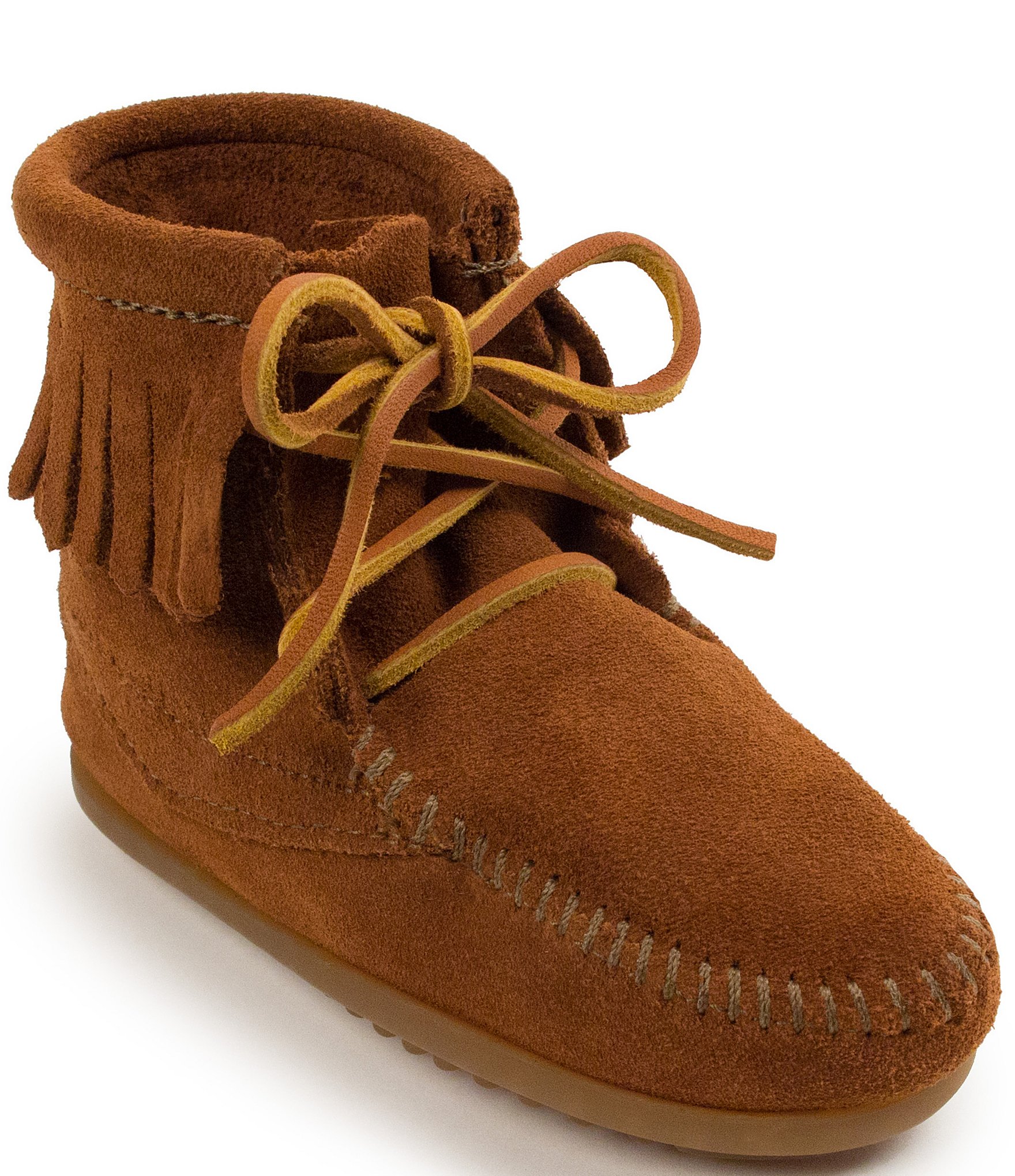 Minnetonka Kids' Suede Tramper Boots (Infant) | Dillard's