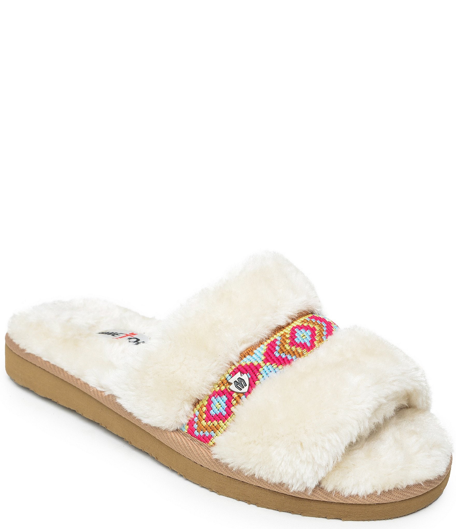 chanel fuzzy slippers