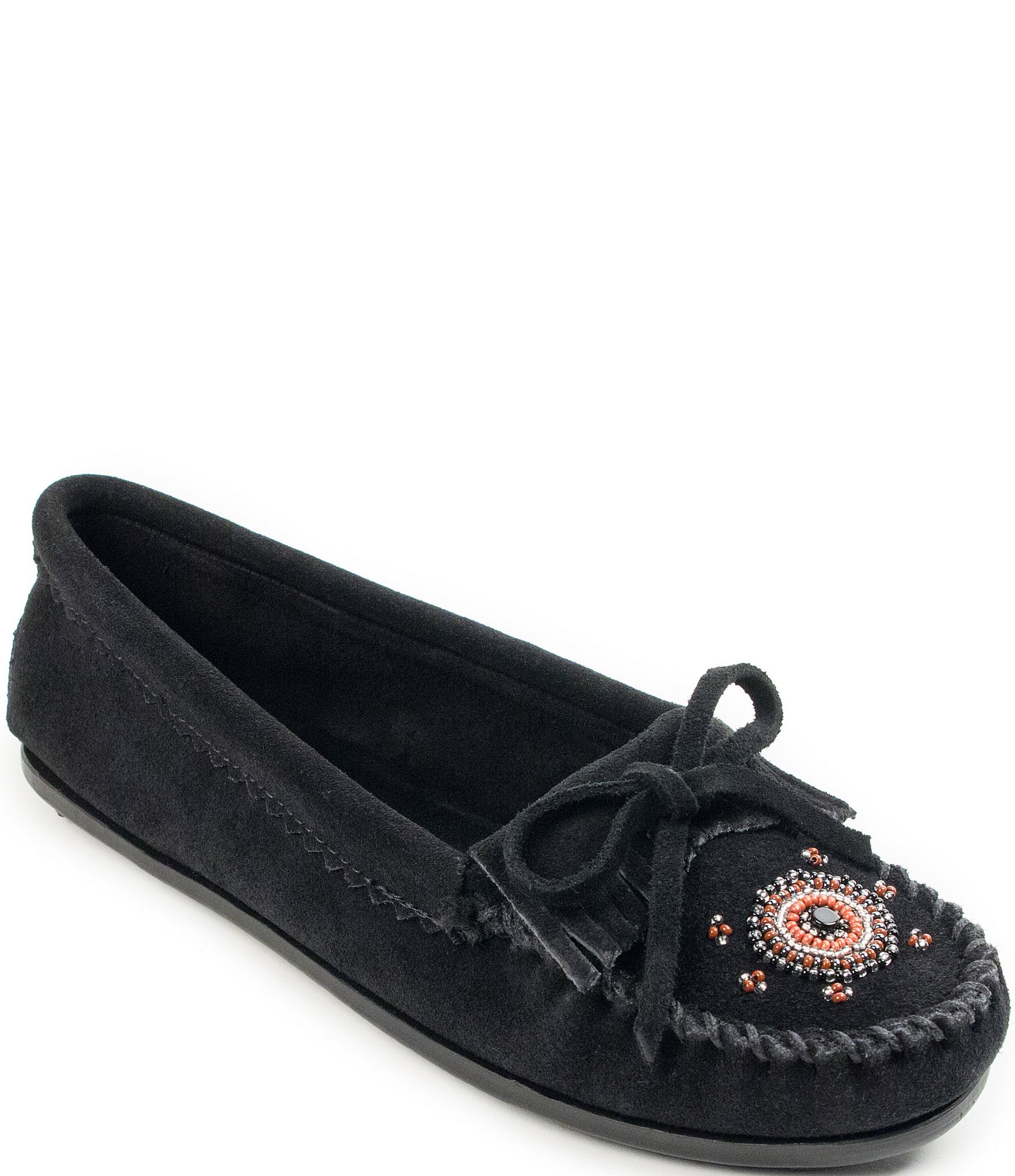 Minnetonka Me To We Beaded Suede 