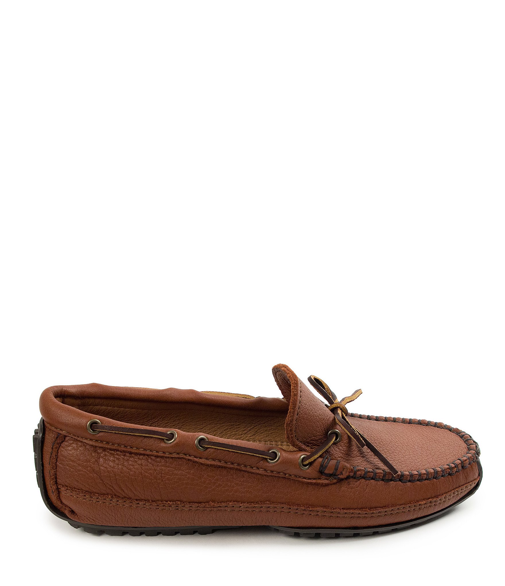 Minnetonka Men's Moosehide Weekender Boat Style Moccasins