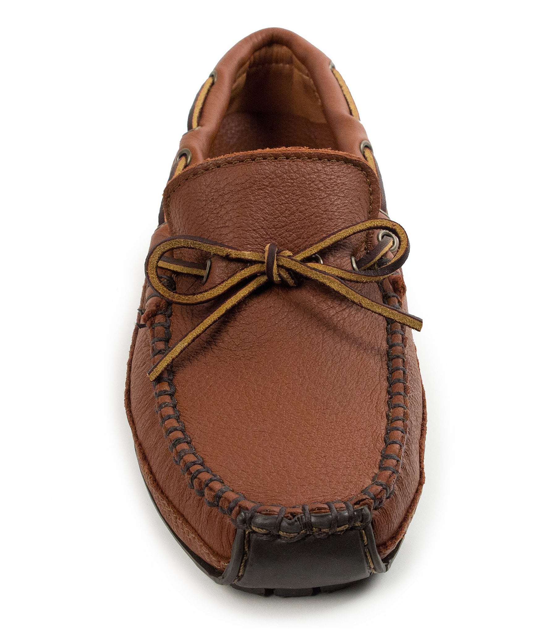 Minnetonka Men's Moosehide Weekender Boat Style Moccasins
