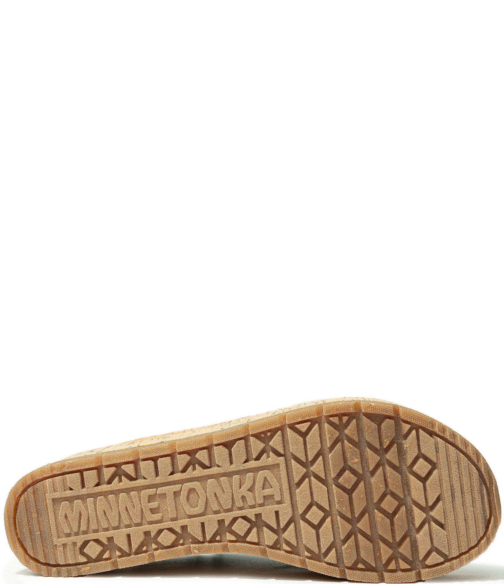 Minnetonka Posey Denim Platform Slides